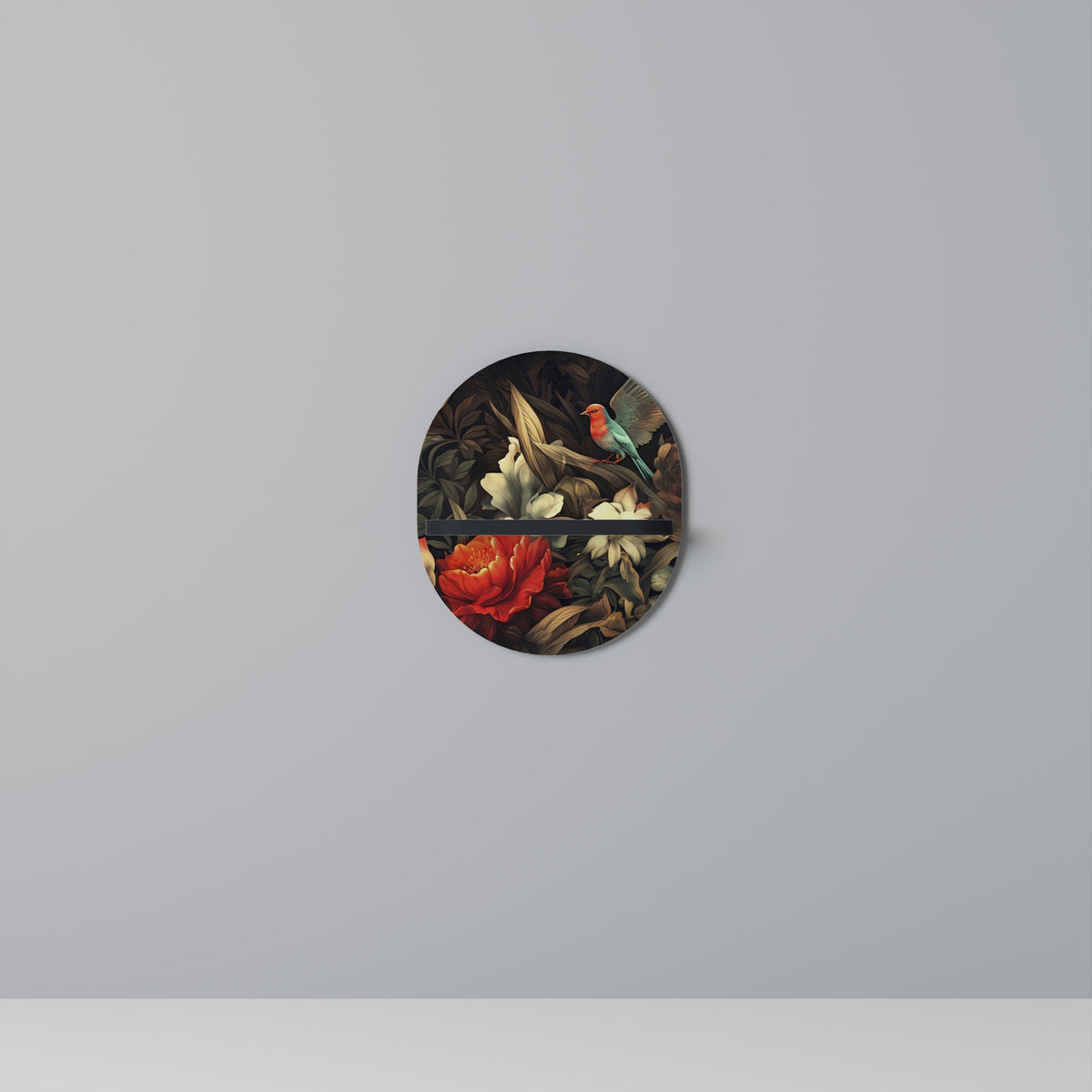 BOTANICAL BIRDSONG Art Shelf