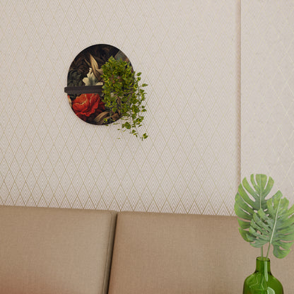 BOTANICAL BIRDSONG Art Shelf