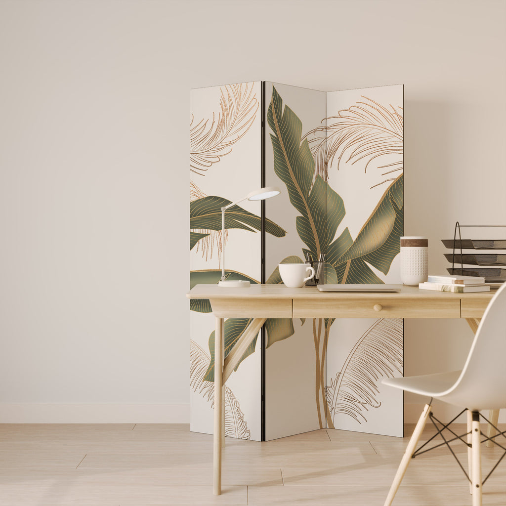 CHARME SUBTIL Paravent décoratif à 3 panneaux