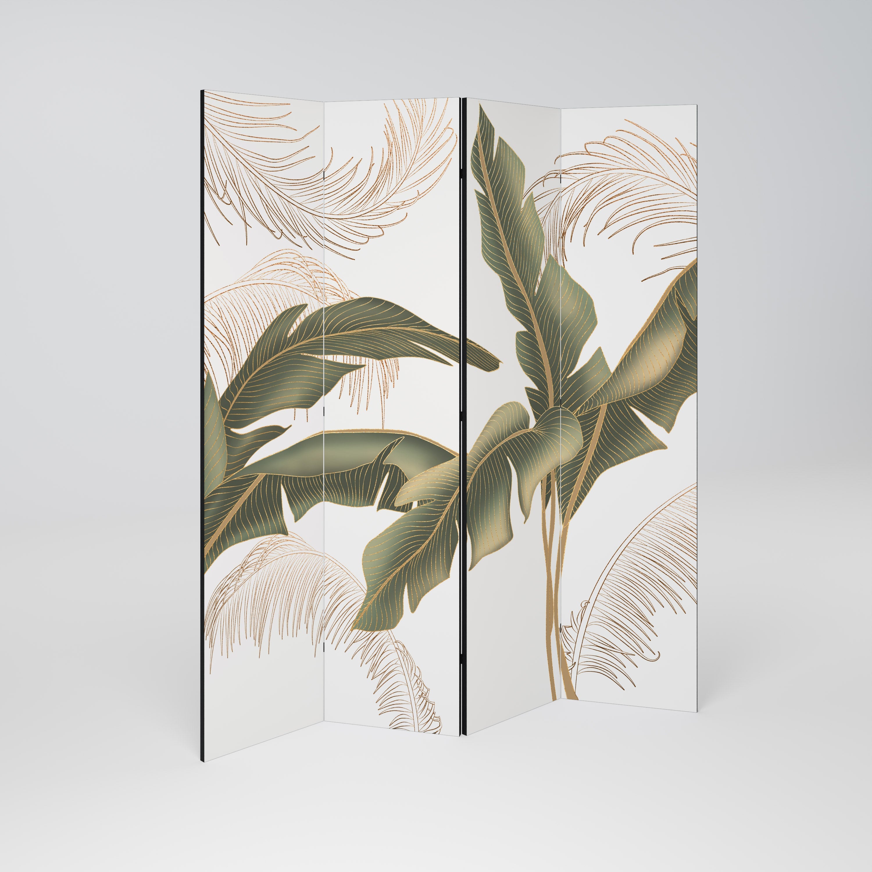 CHARME SUBTIL Paravent décoratif à 4 panneaux