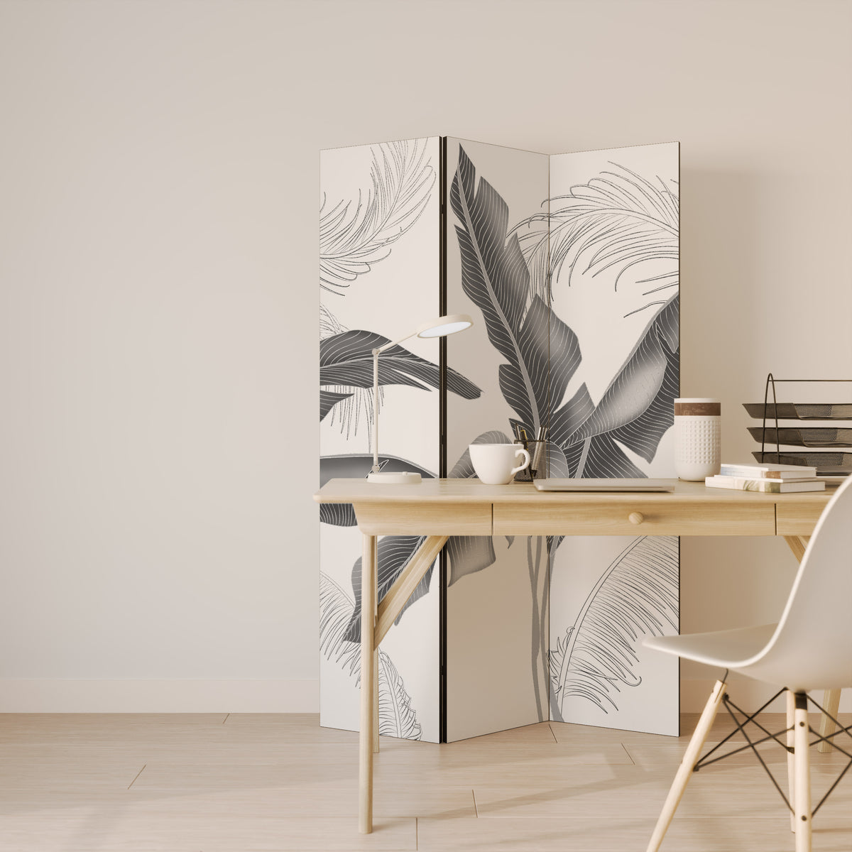 CALM ALLURE 3-Panel Room Divider