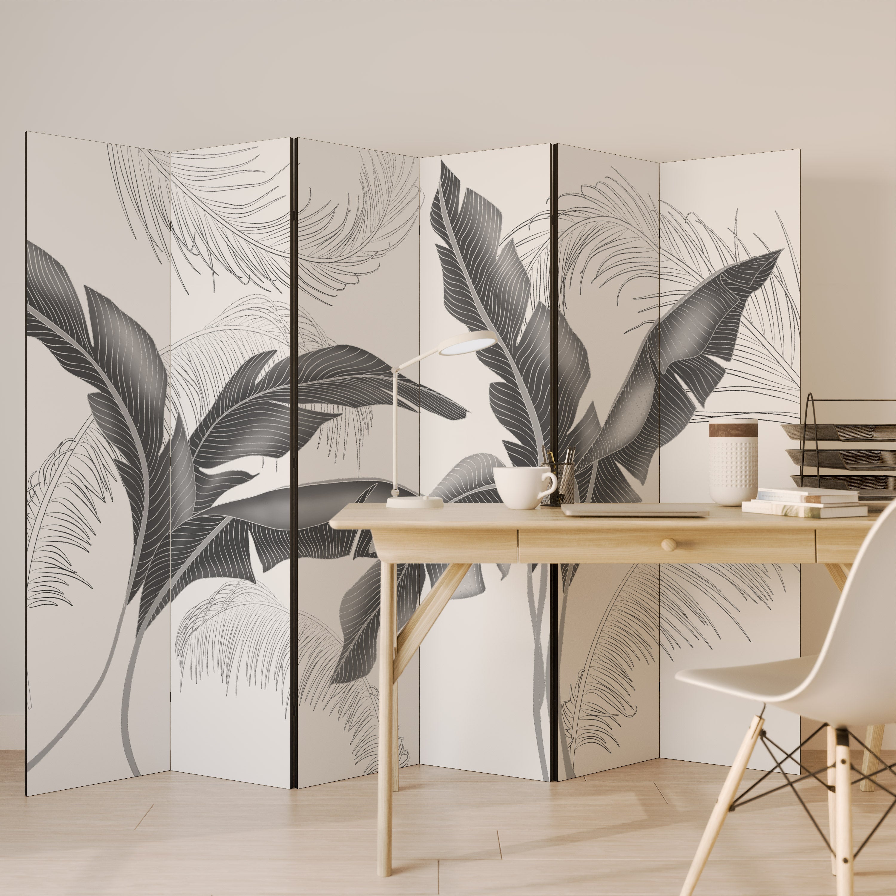 CALM ALLURE 6-Panel Room Divider