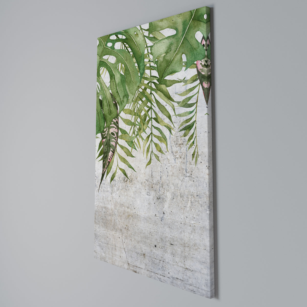 URBAN TROPICS Vertical Canvas Print
