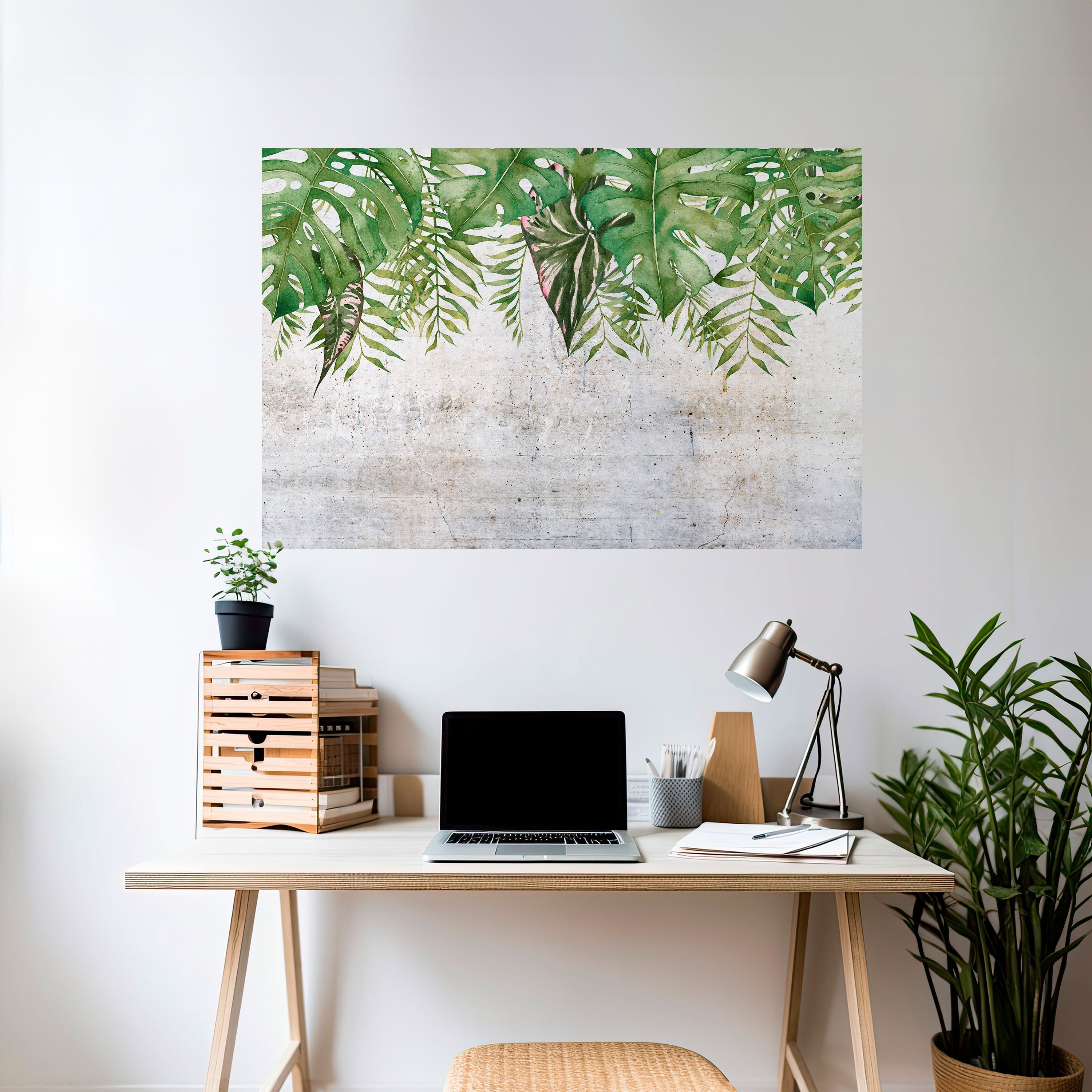 Affiche horizontale autocollante URBAN TROPICS