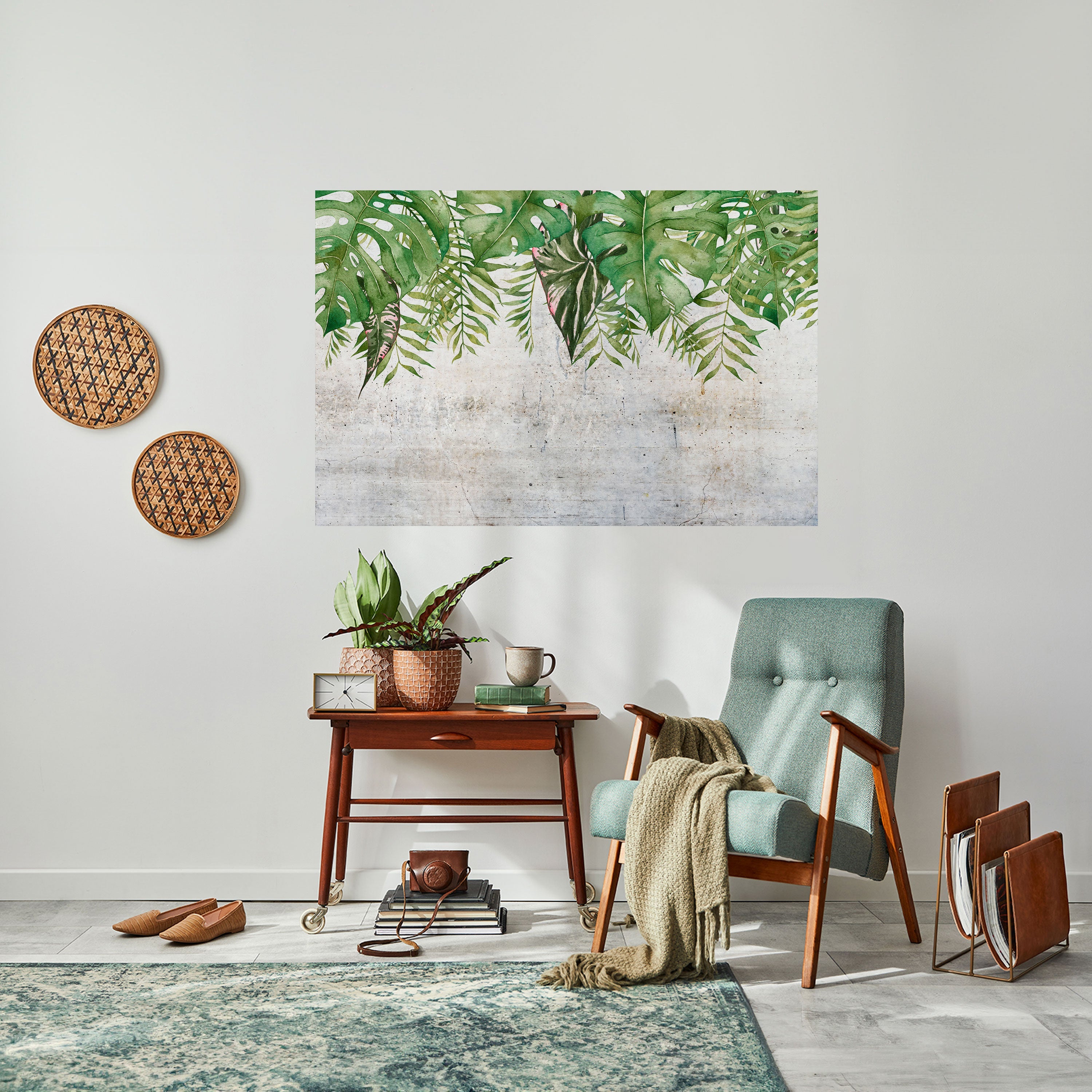 Affiche horizontale autocollante URBAN TROPICS
