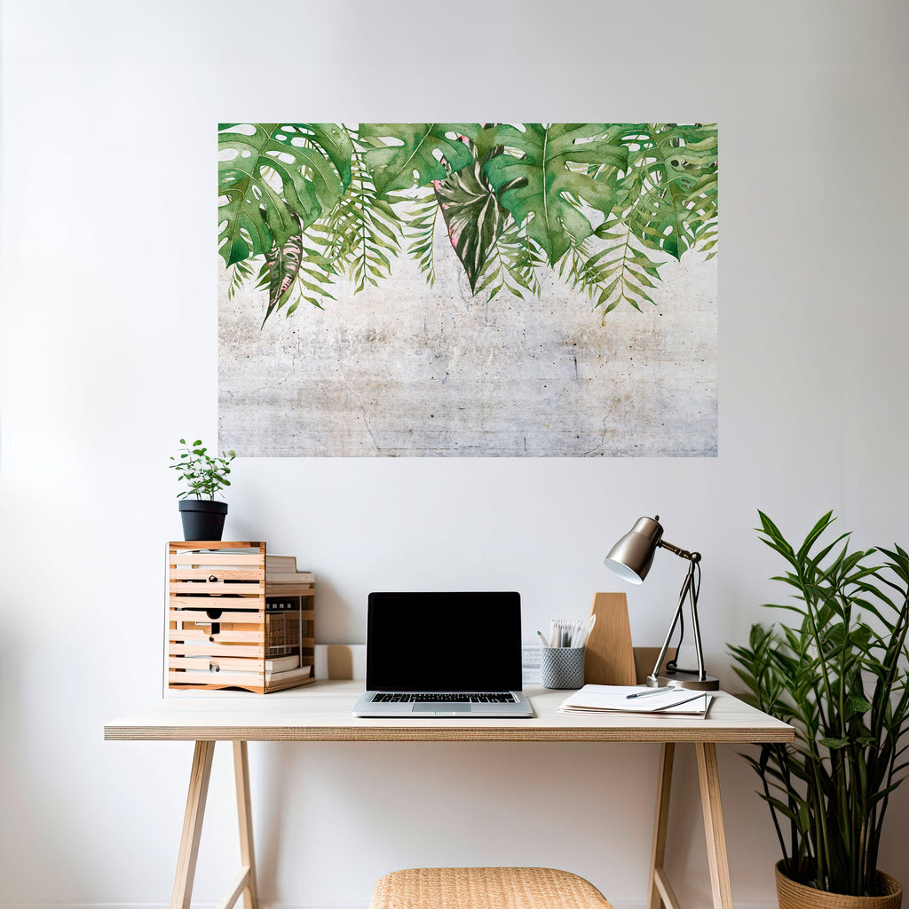 Affiche horizontale autocollante URBAN TROPICS