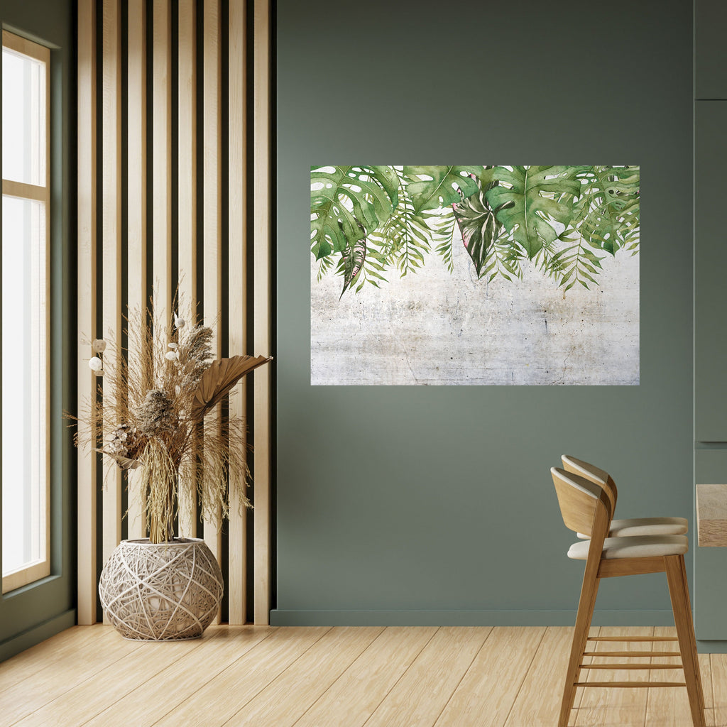 Affiche horizontale autocollante URBAN TROPICS