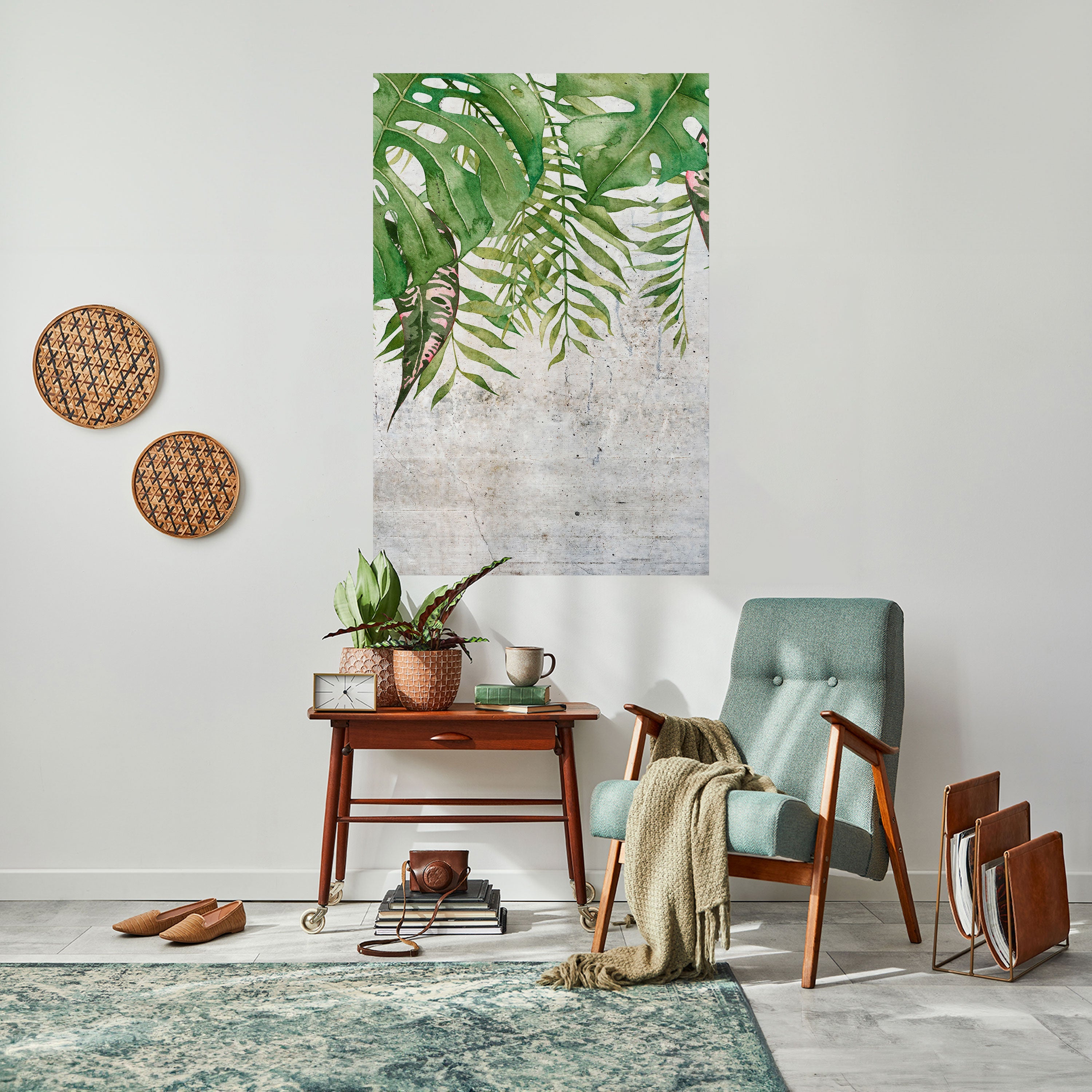 Affiche verticale autocollante URBAN TROPICS