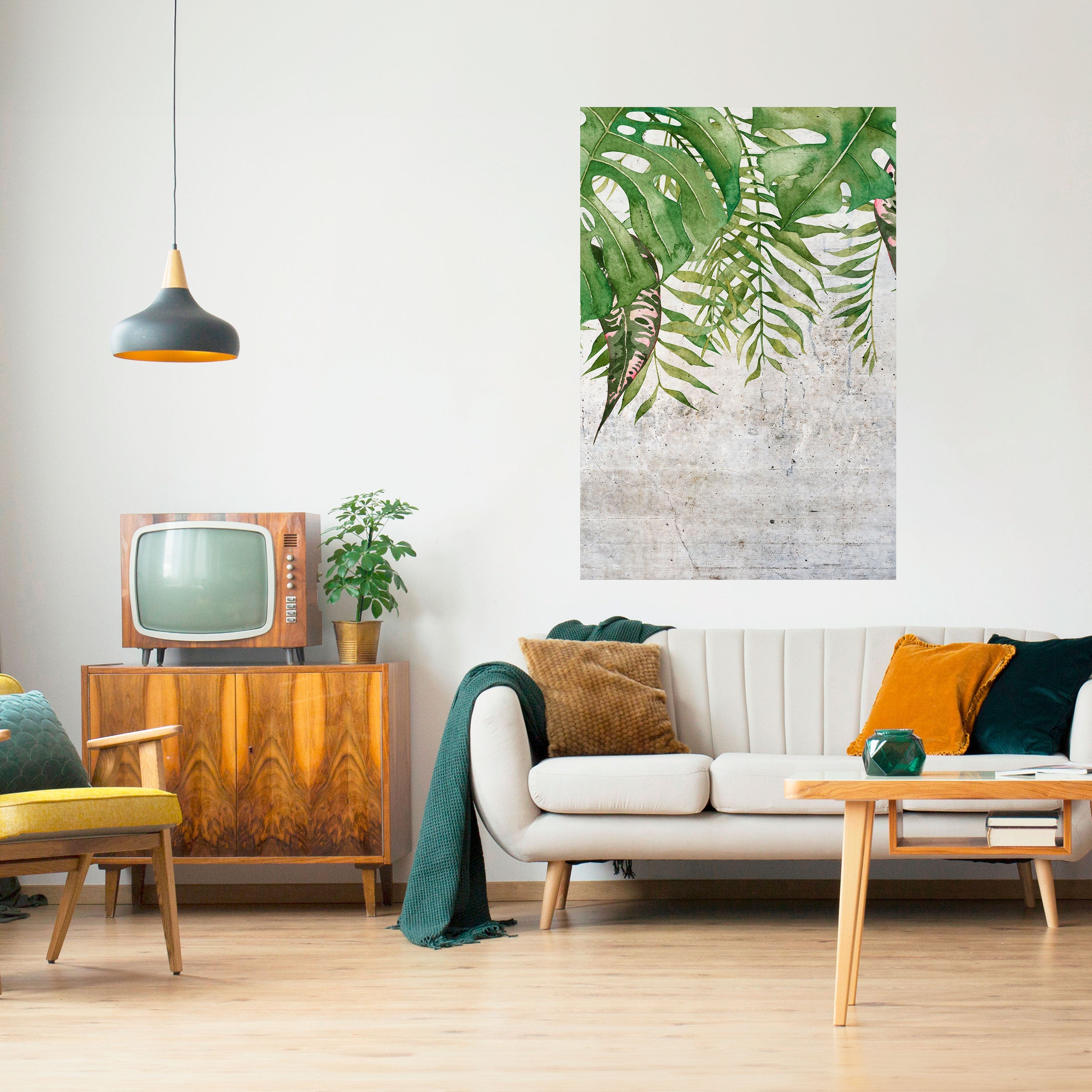 Affiche verticale autocollante URBAN TROPICS