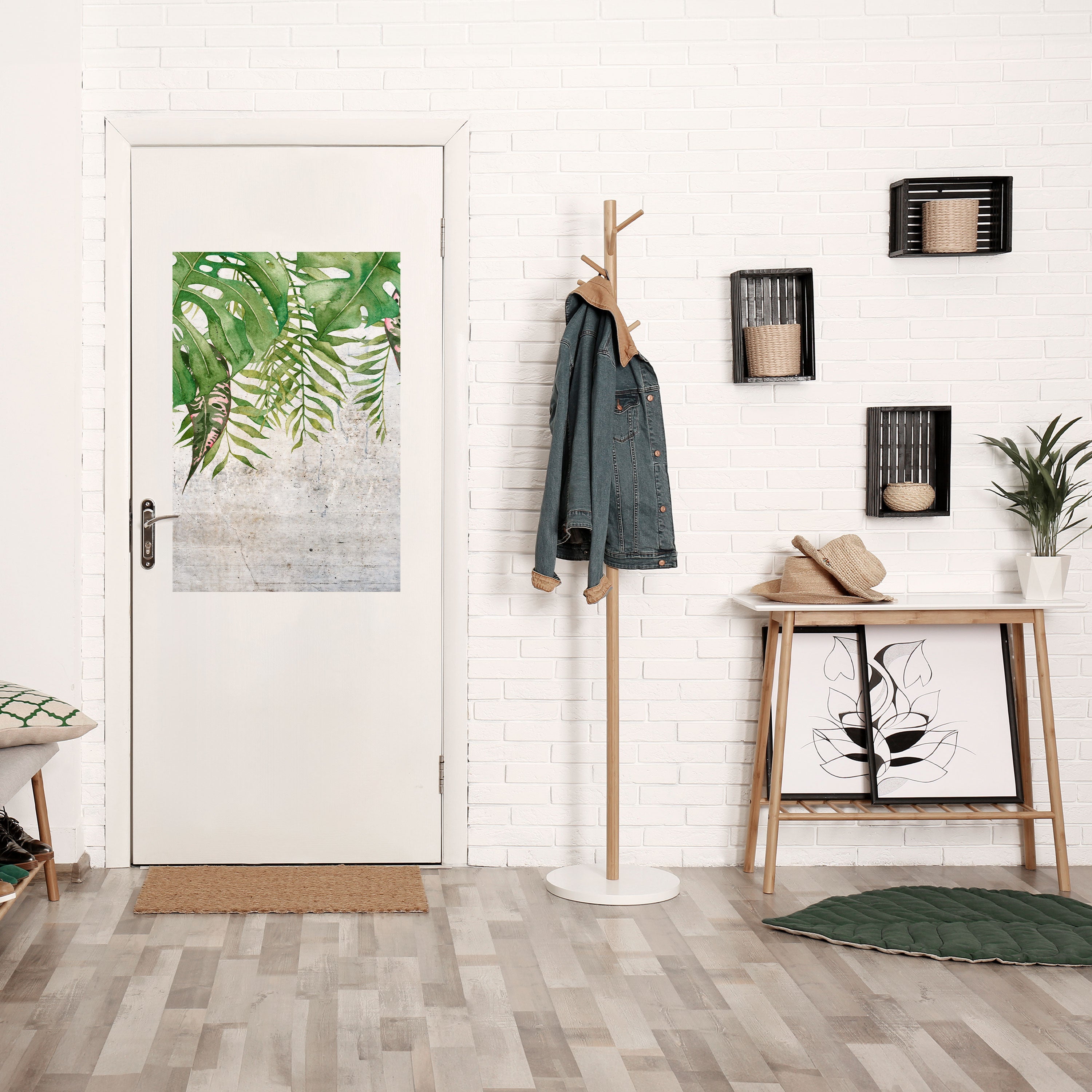 Affiche verticale autocollante URBAN TROPICS