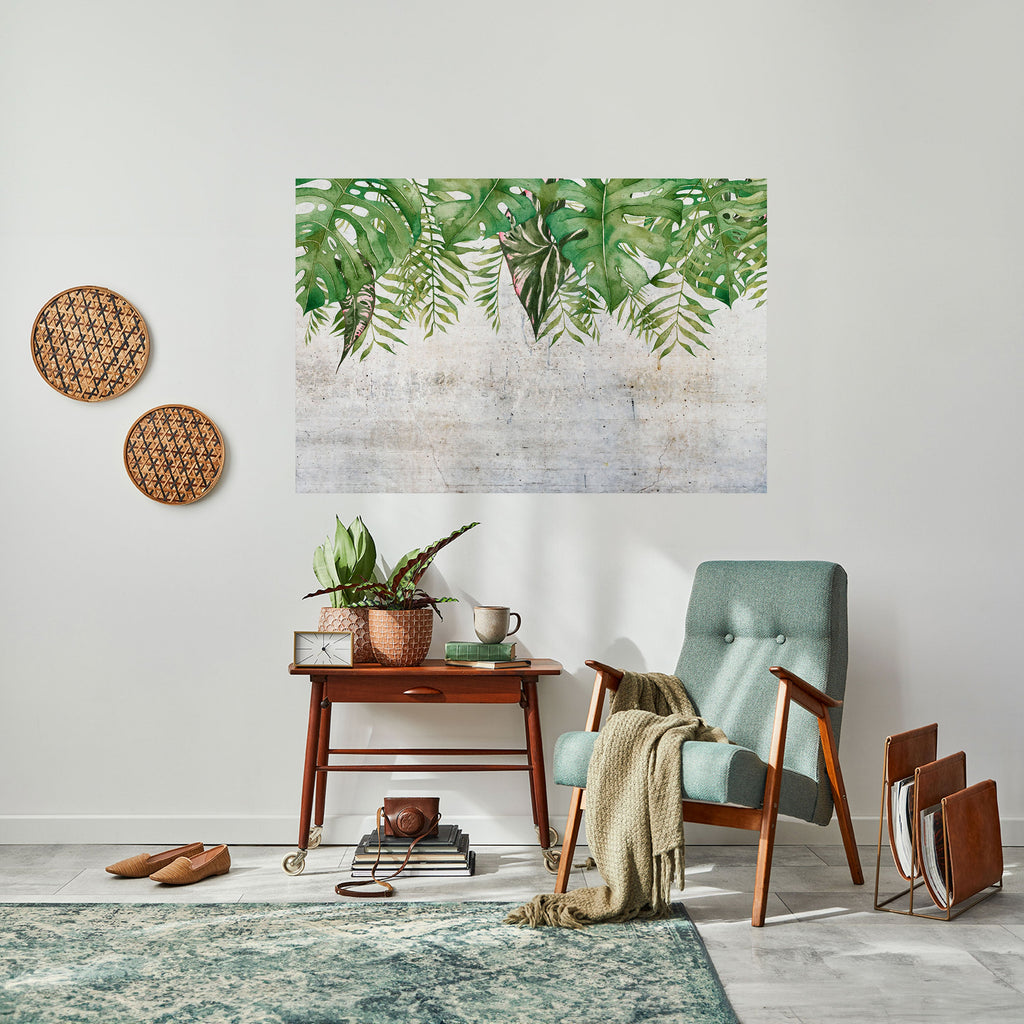 Affiche horizontale autocollante URBAN TROPICS