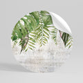 URBAN TROPICS Peel and Stick Round Sticker