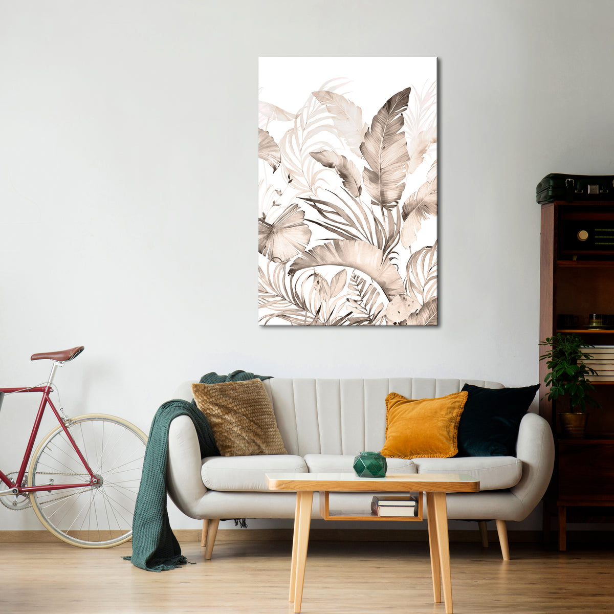 WILD TENDERNESS Vertical Canvas Print