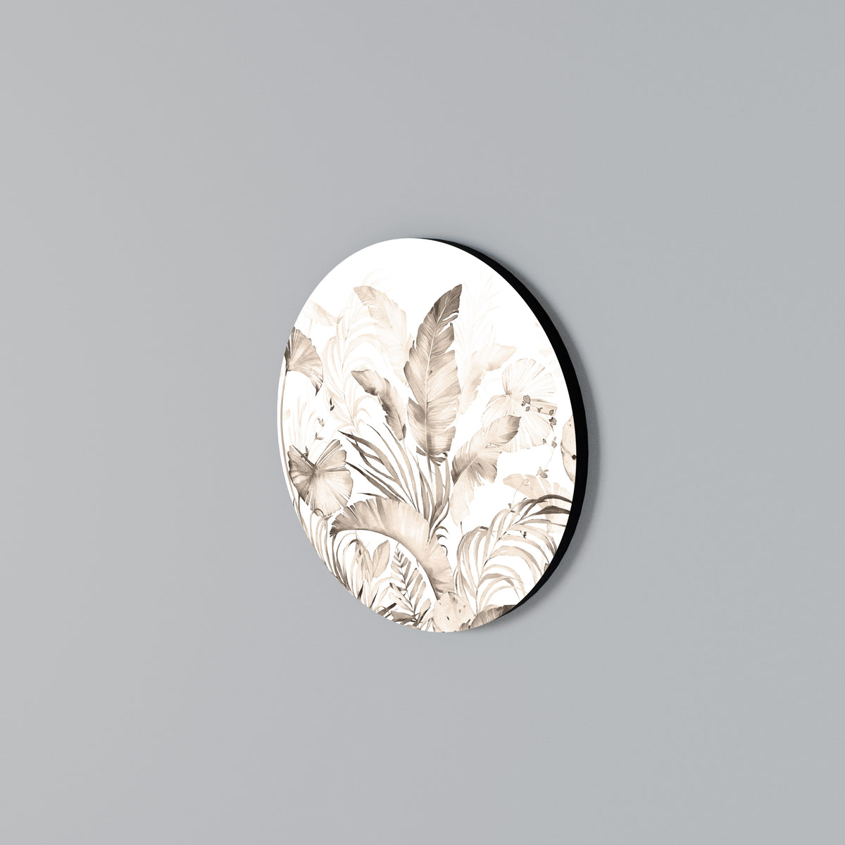 WILD TENDERNESS Round Wall Art