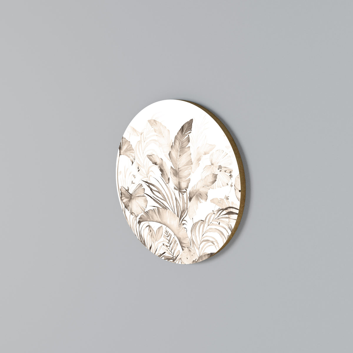 WILD TENDERNESS Round Wall Art