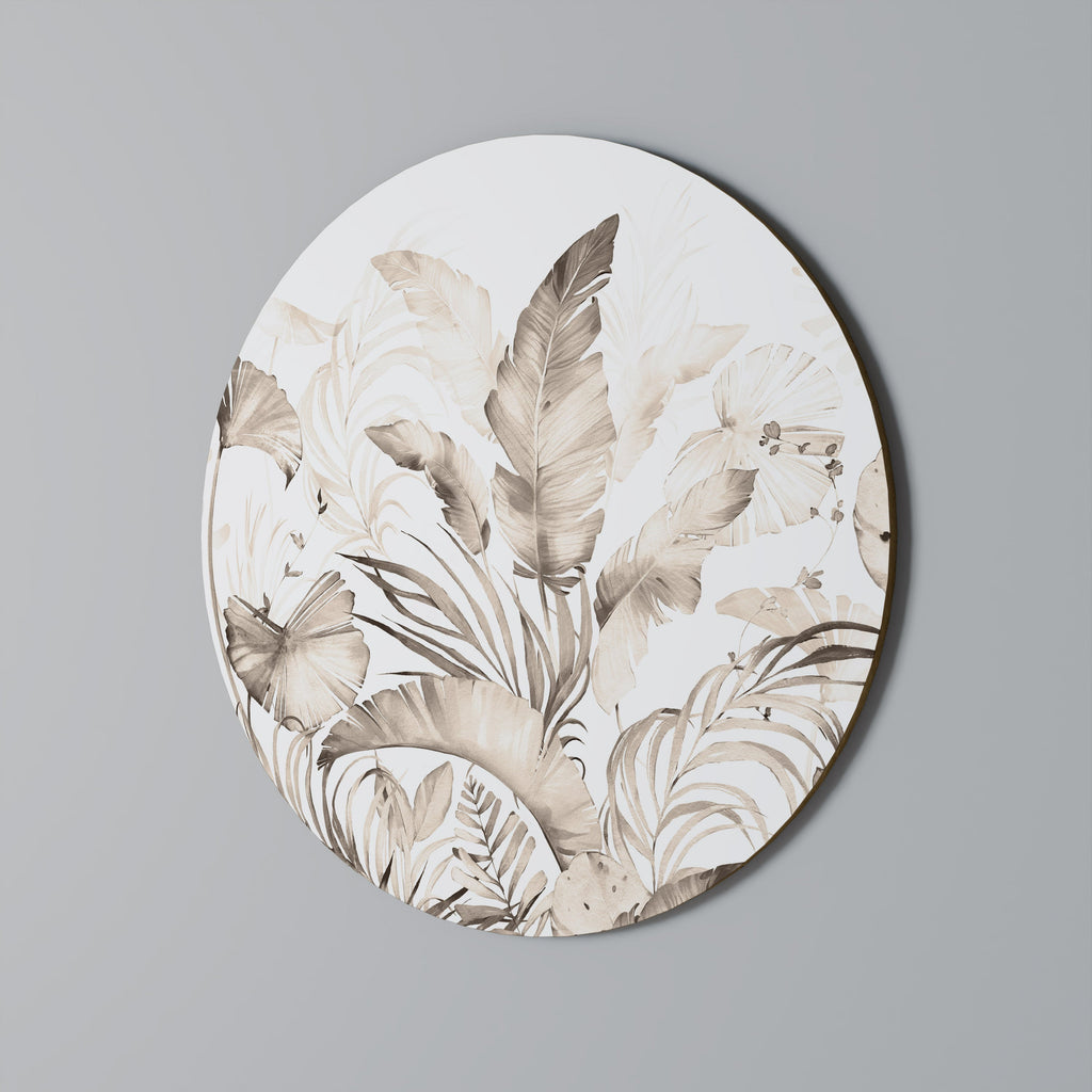 TENDRESSE SAUVAGE Art mural rond