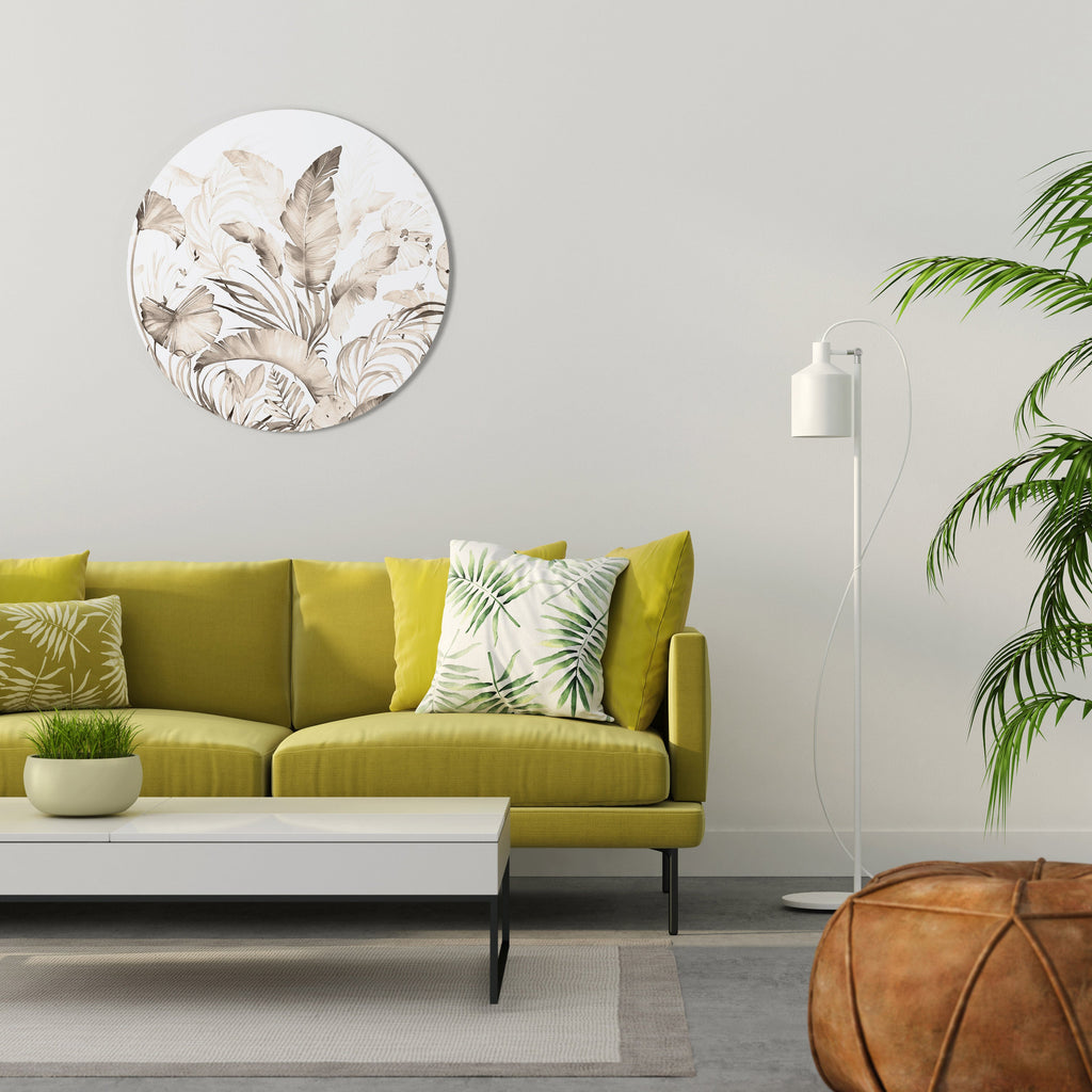 TENDRESSE SAUVAGE Art mural rond