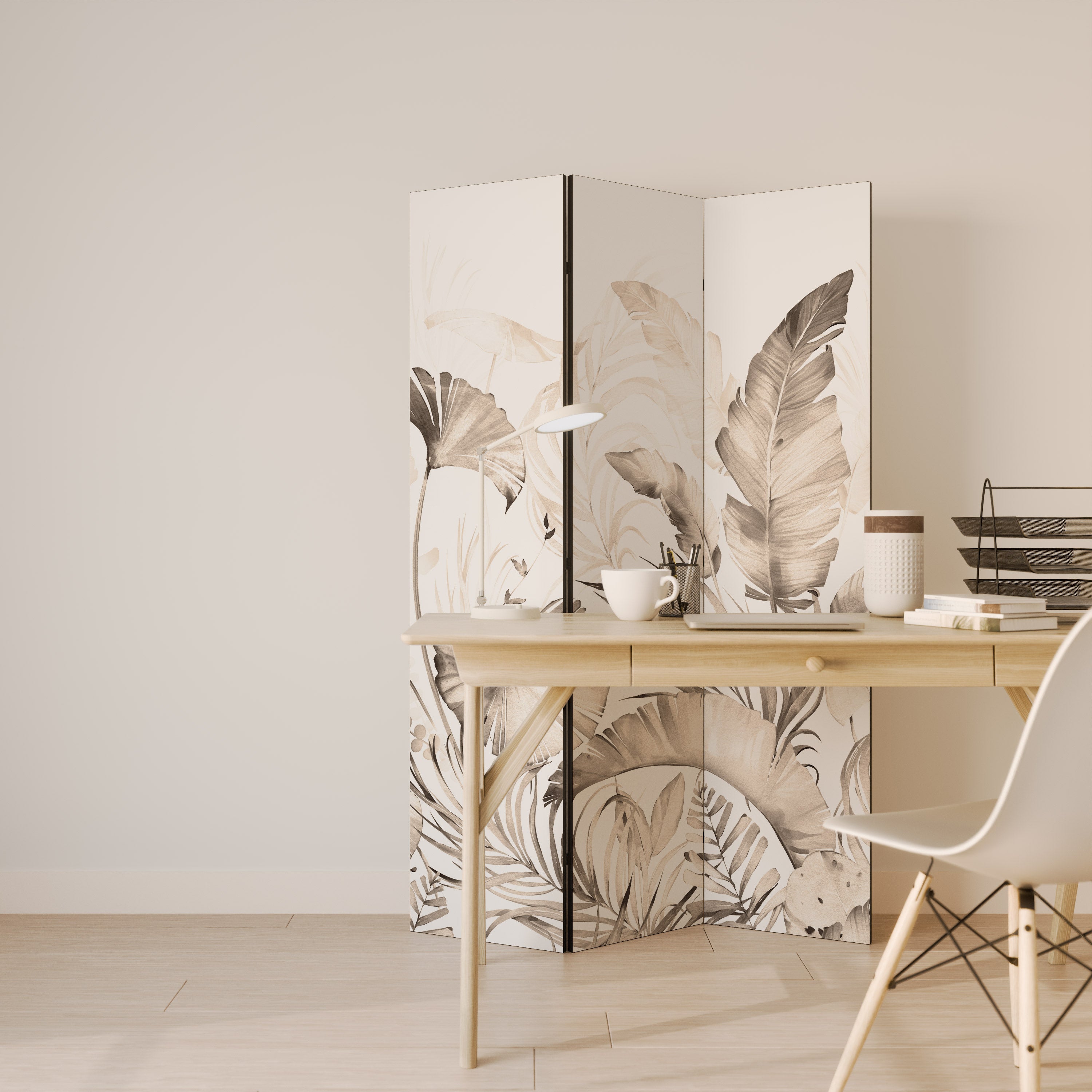 WILD TENDERNESS 3-Panel Room Divider