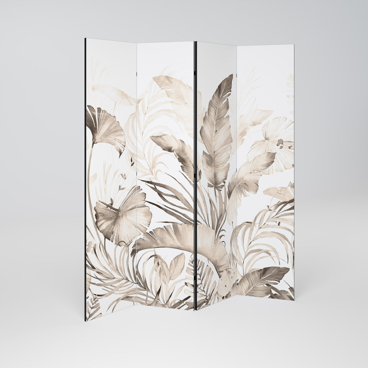 WILD TENDERNESS 4-Panel Room Divider