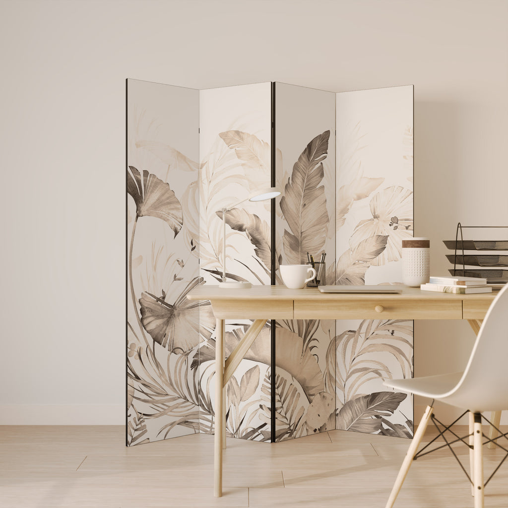 WILD TENDERNESS 4-Panel Room Divider