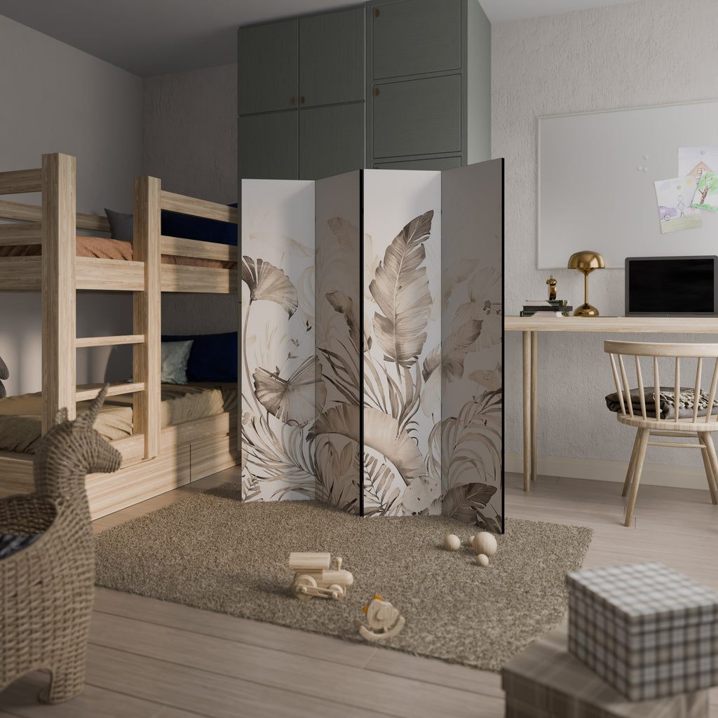 WILD TENDERNESS 4-Panel Room Divider