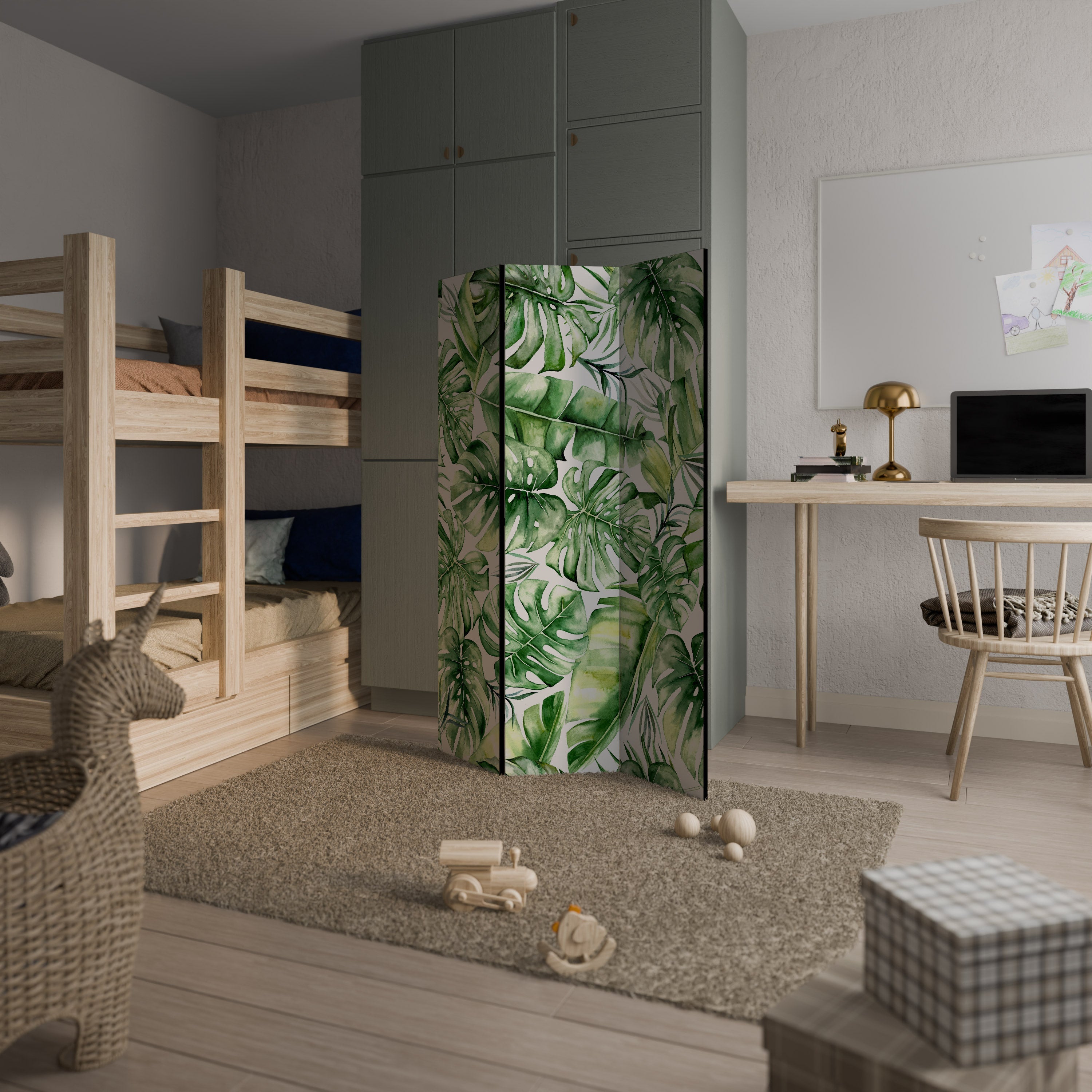 Paravent décoratif à 3 panneaux NATURE'S CANVAS