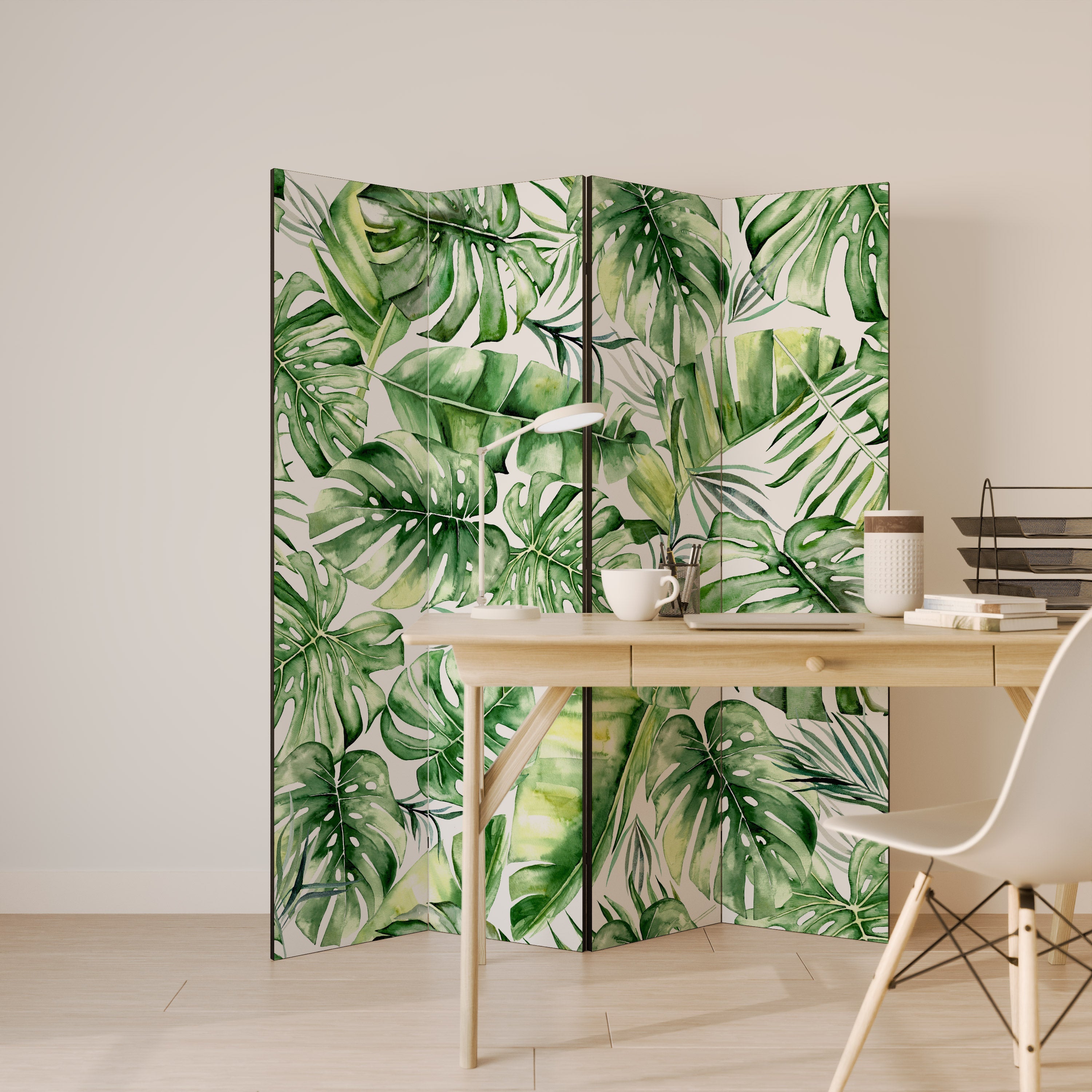 Paravent décoratif à 4 panneaux NATURE'S CANVAS
