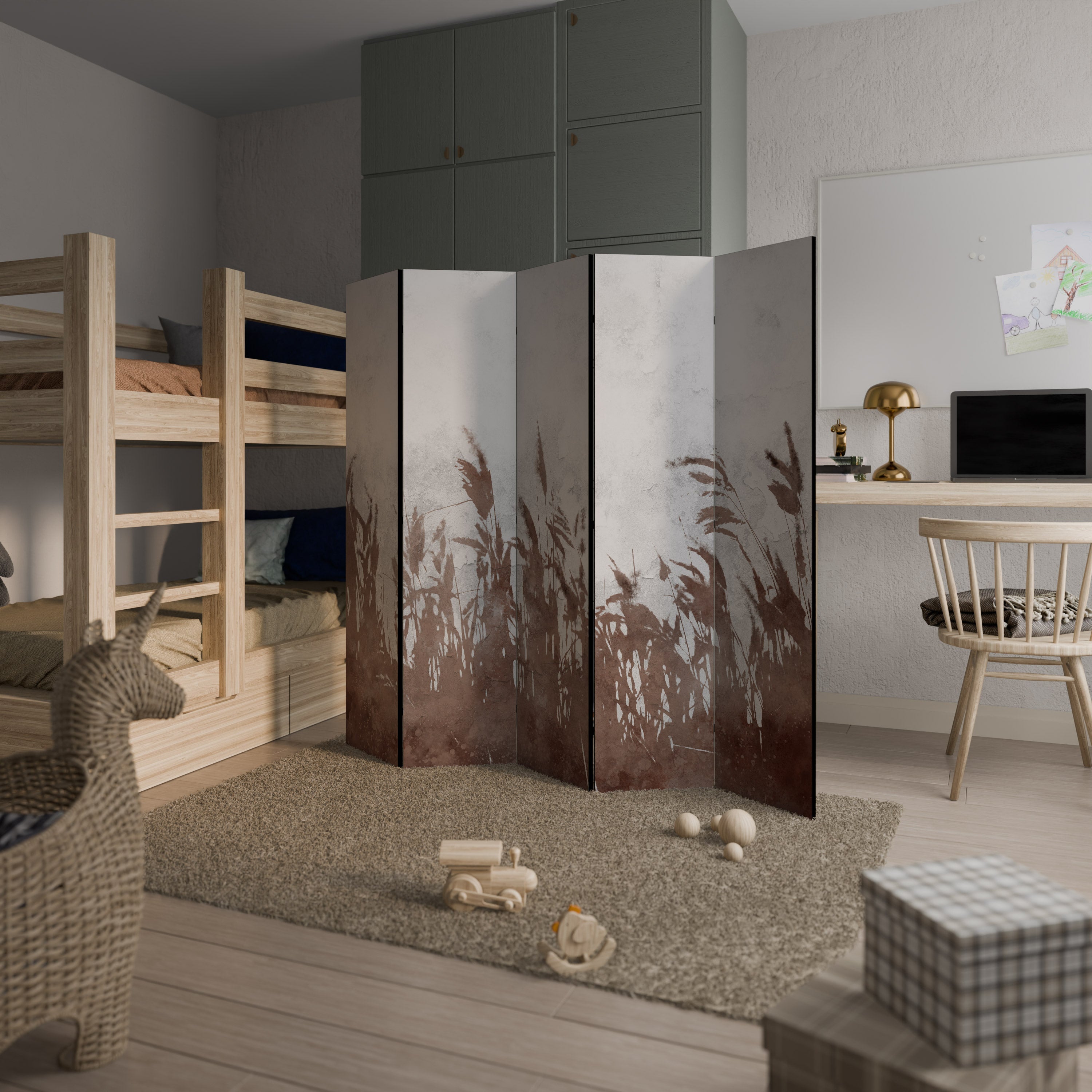 Paravent décoratif à 5 panneaux FLAWLESS CAPTURE