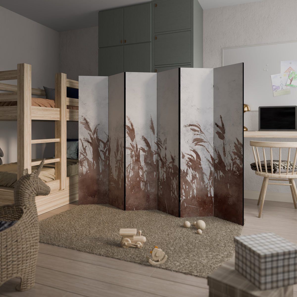 FLAWLESS CAPTURE 6-Panel Room Divider