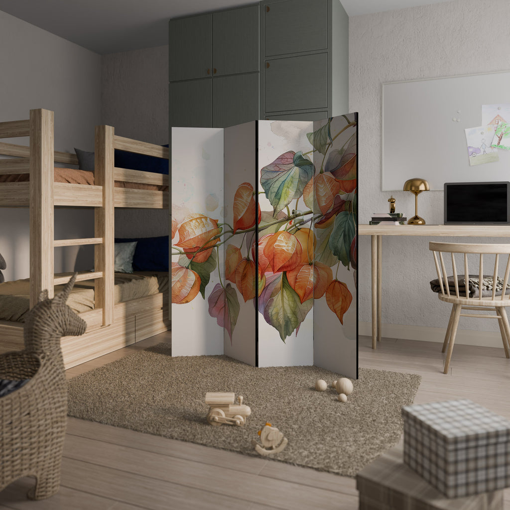 Cloison décorative à 4 panneaux FLEETING DAYS