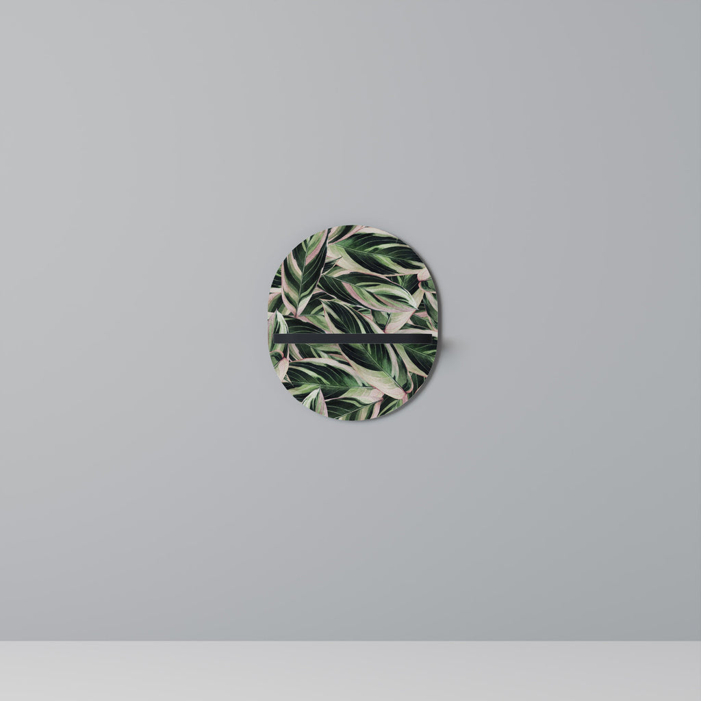 Étagère d'art ovale EERIE STROMANTHE en finition noire