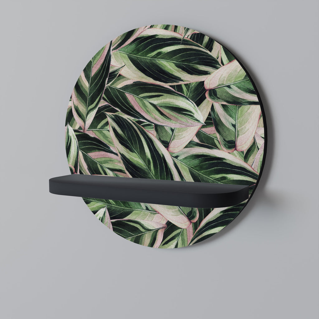 Étagère d'art ronde EERIE STROMANTHE en finition noire