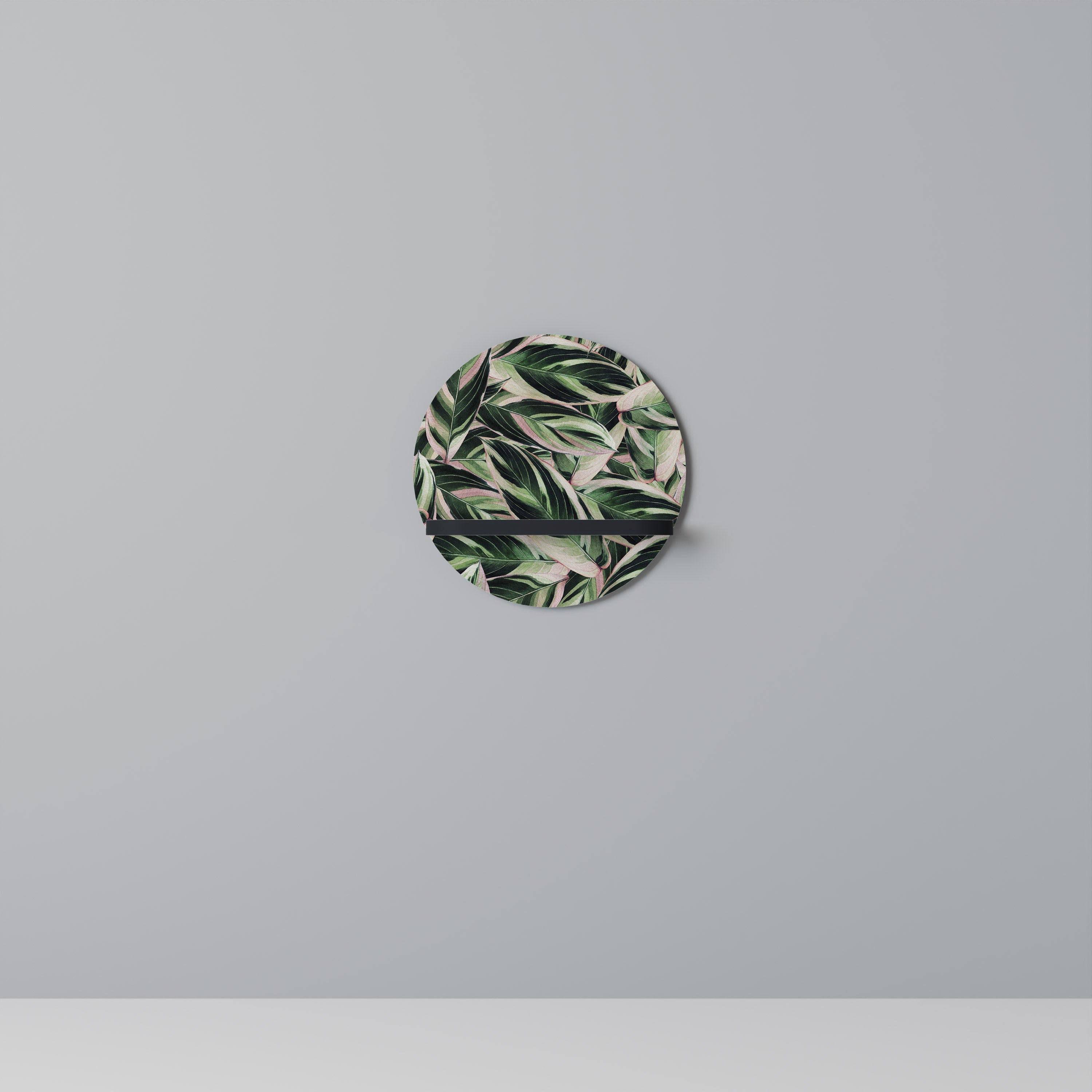 Étagère d'art ronde EERIE STROMANTHE en finition noire