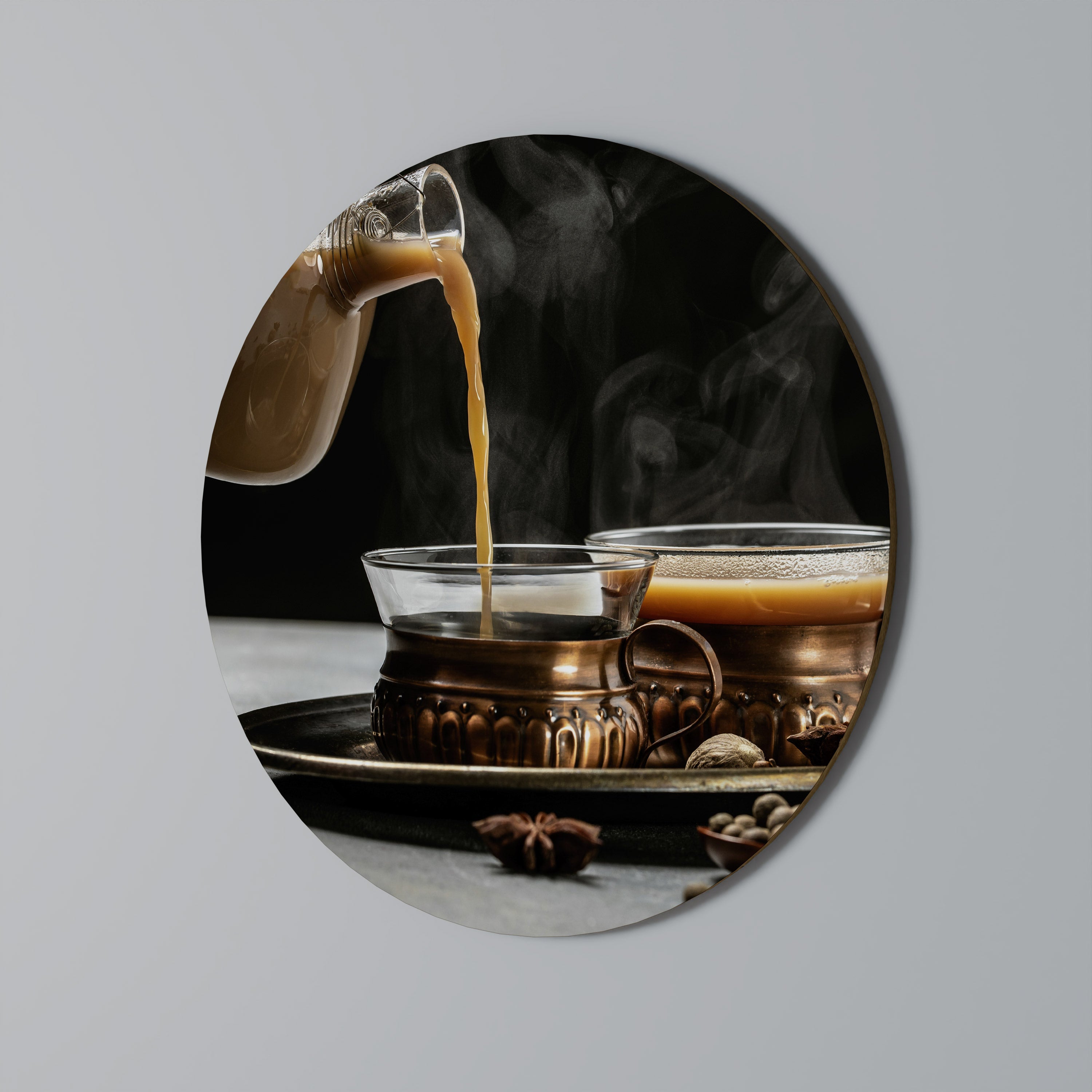 Décoration murale ronde : GORGES FUMANTES DE SÉRÉNITÉ