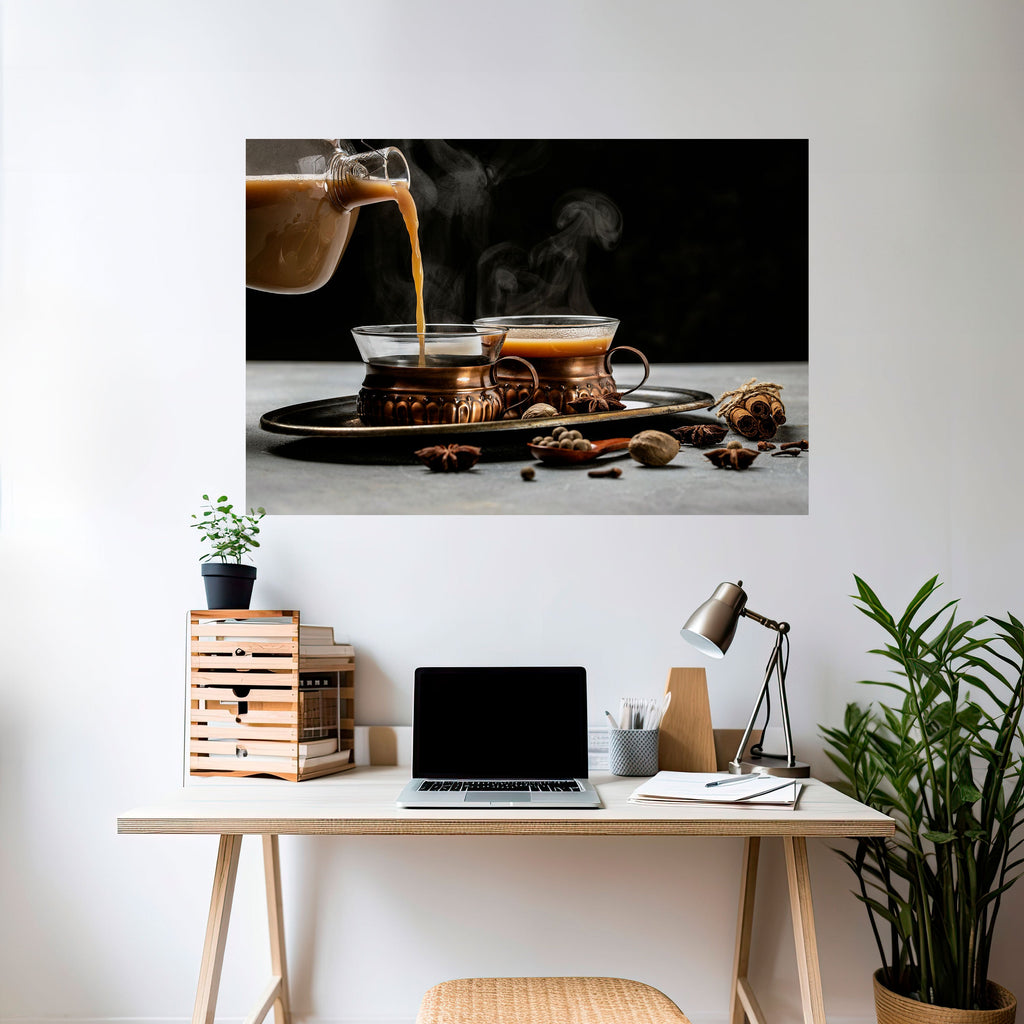 Affiche horizontale autocollante « GORGES FUMANTES DE SÉRÉNITÉ »