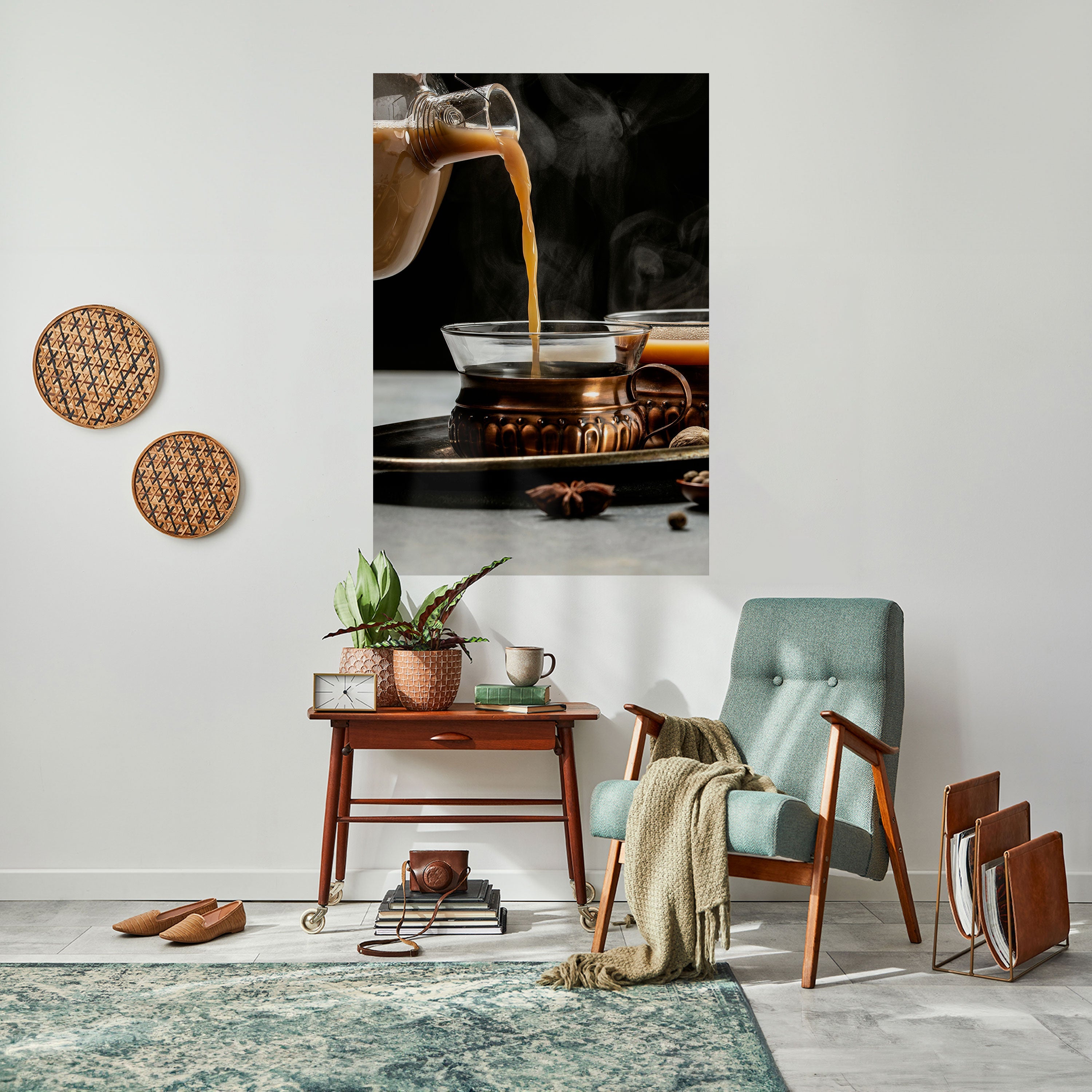 Affiche verticale autocollante « GORGES FUMANTES DE SÉRÉNITÉ »