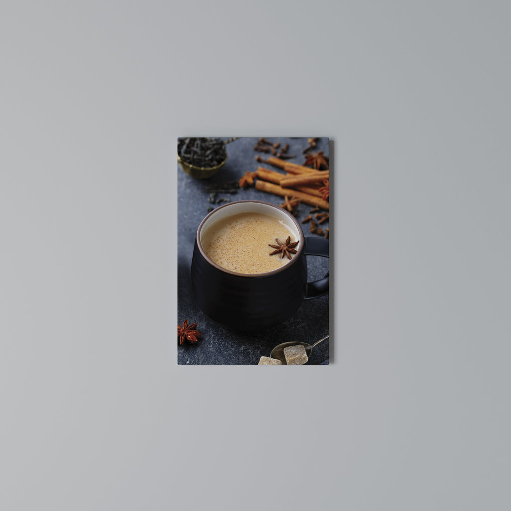 WARMTH IN A CUP Vertical Canvas Print