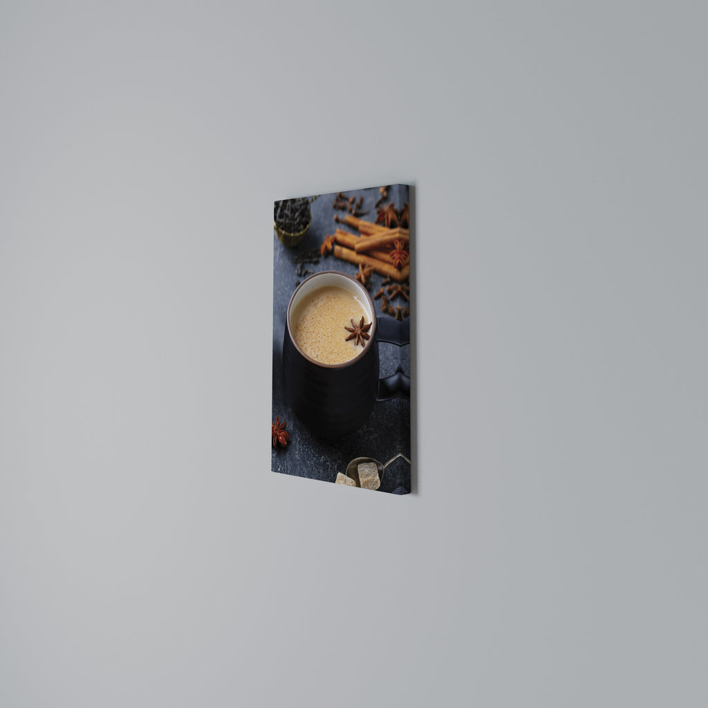 WARMTH IN A CUP Vertical Canvas Print