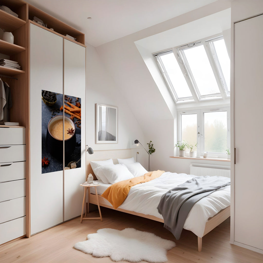 WARMTH IN A CUP Peel and Stick Vertical Poster