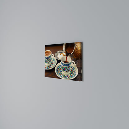 TRADITION IN A CUP Horizontal Canvas Print