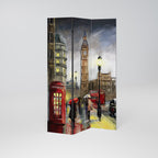 LONDON'S TIMELESS VIBES 3-Panel Room Divider