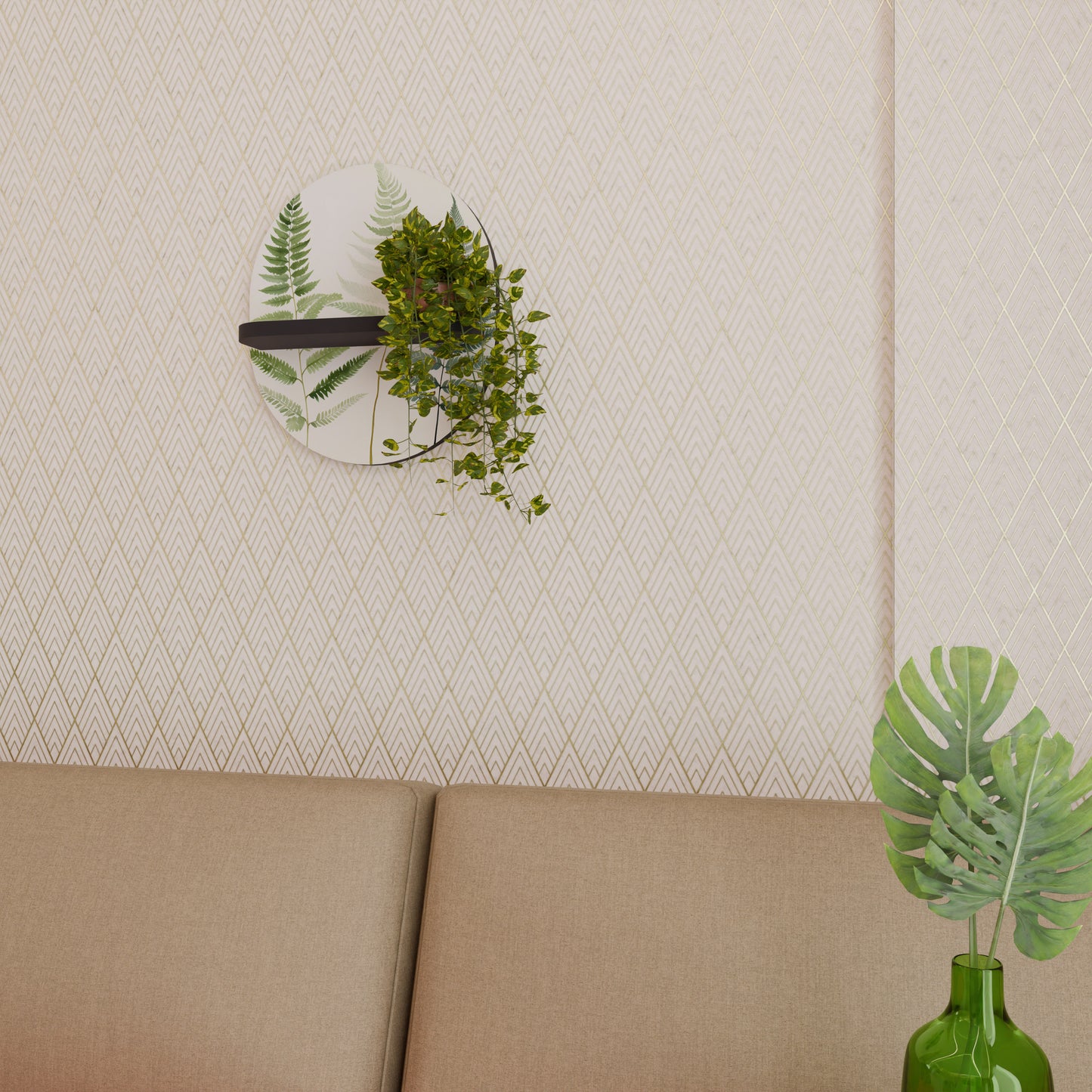 FERN MAJESTY Art Shelf