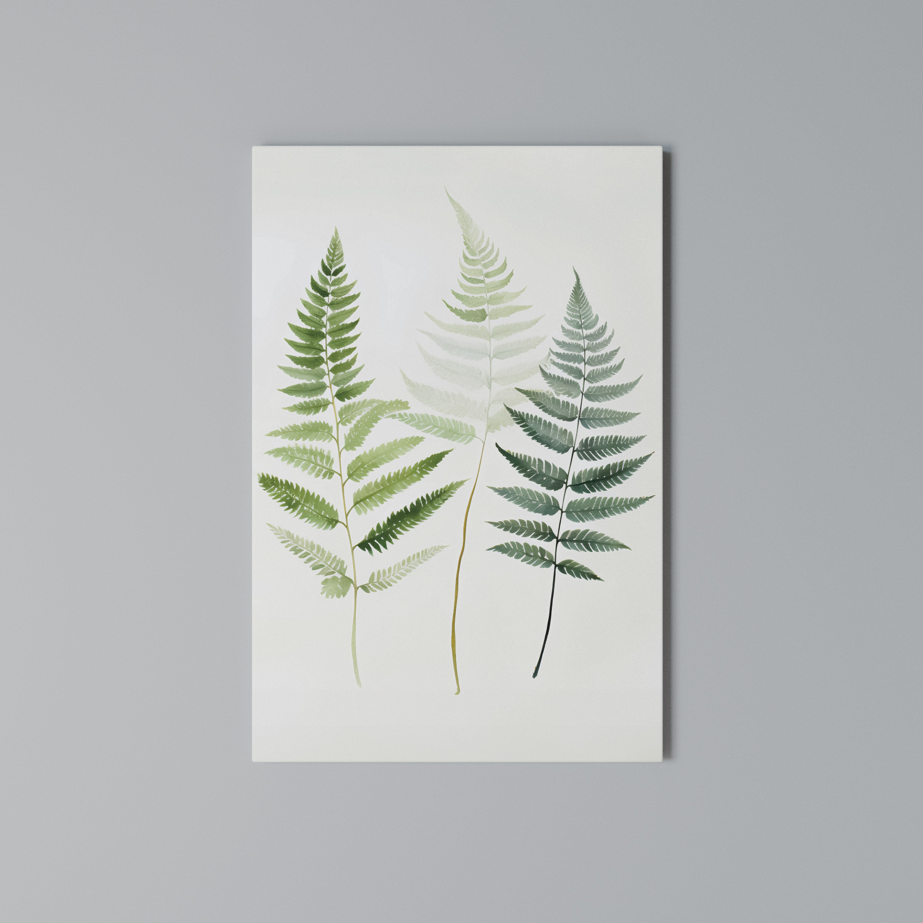 FERN MAJESTY Vertical Canvas Print
