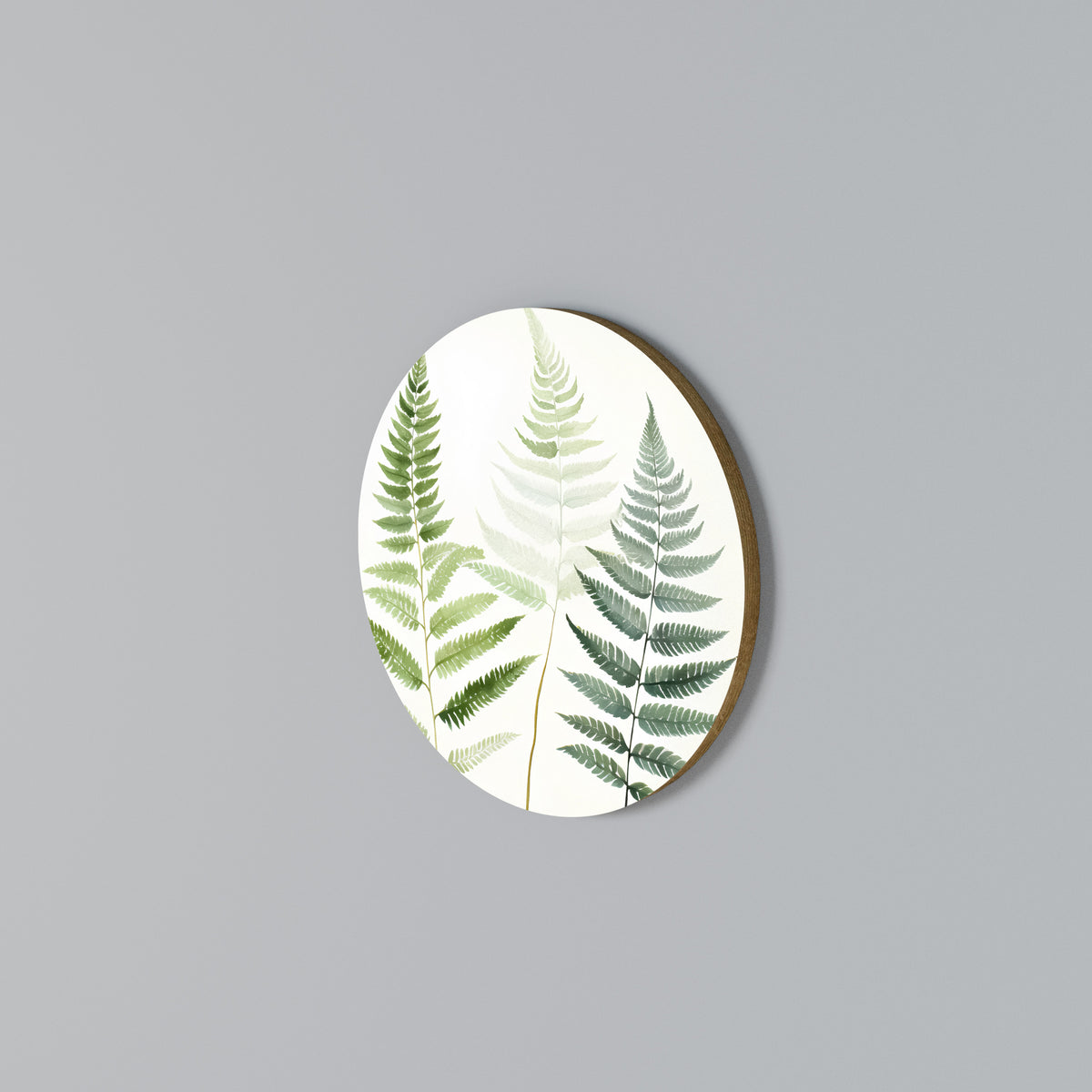 FERN MAJESTY Round Wall Art