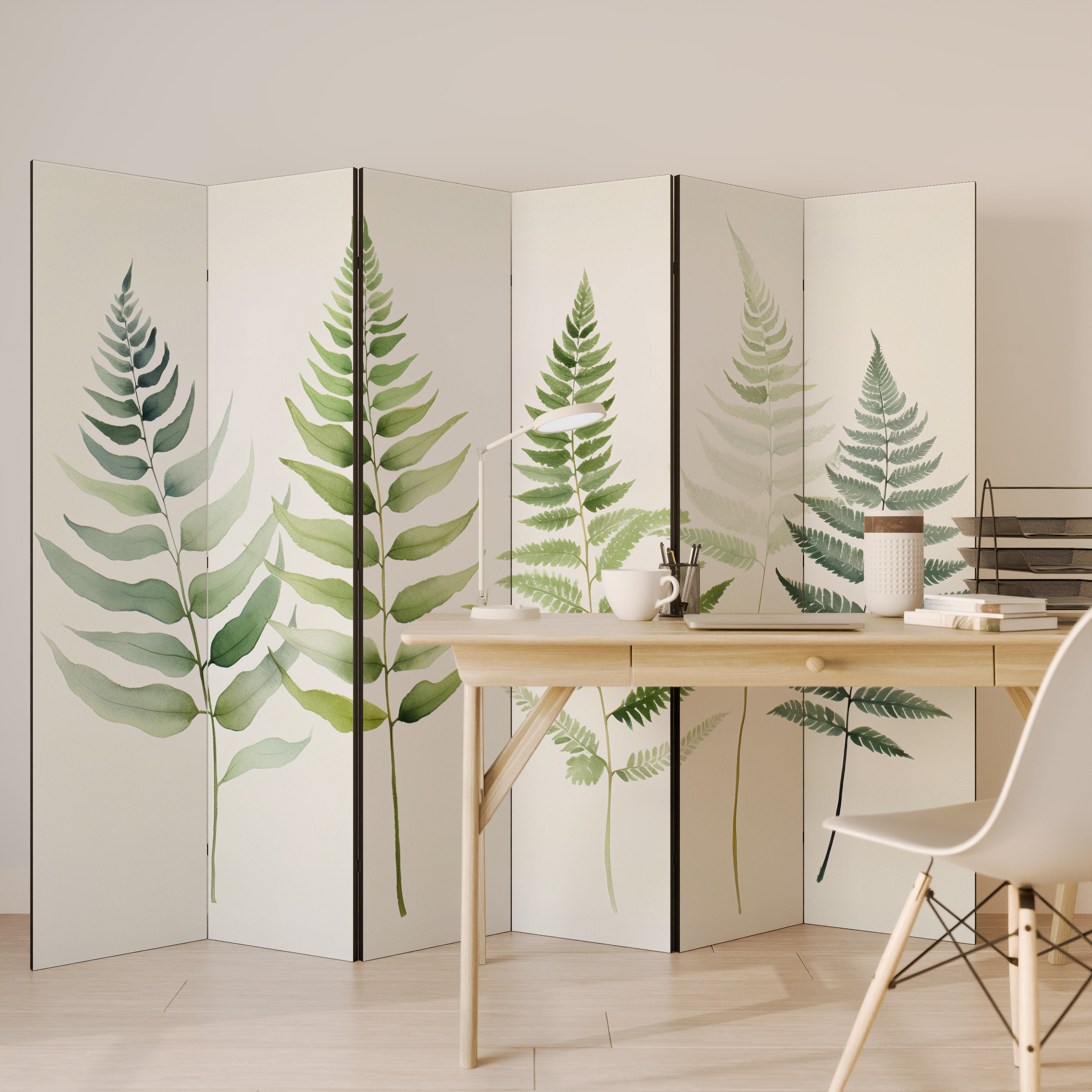 FERN MAJESTY 6-Panel Room Divider