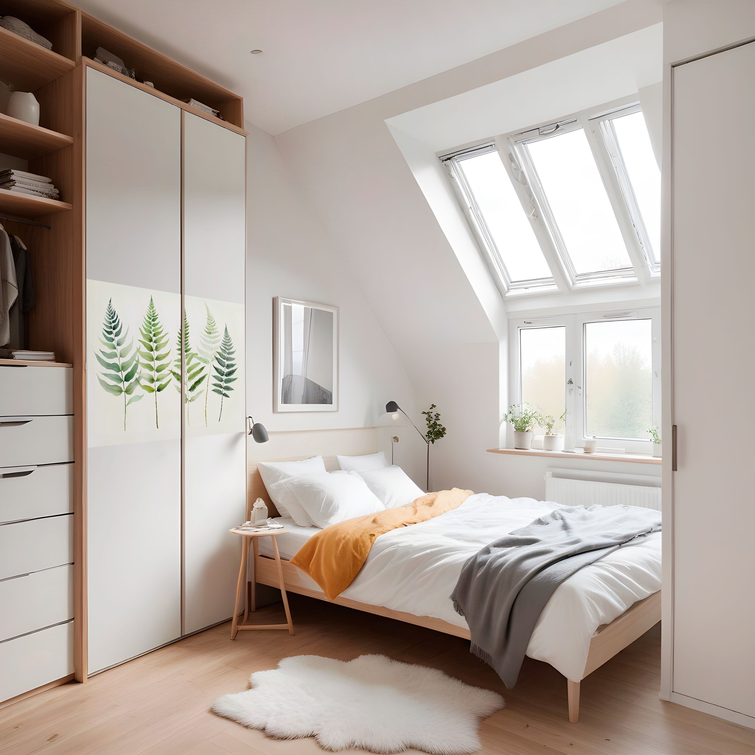 Affiche horizontale autocollante FERN MAJESTY