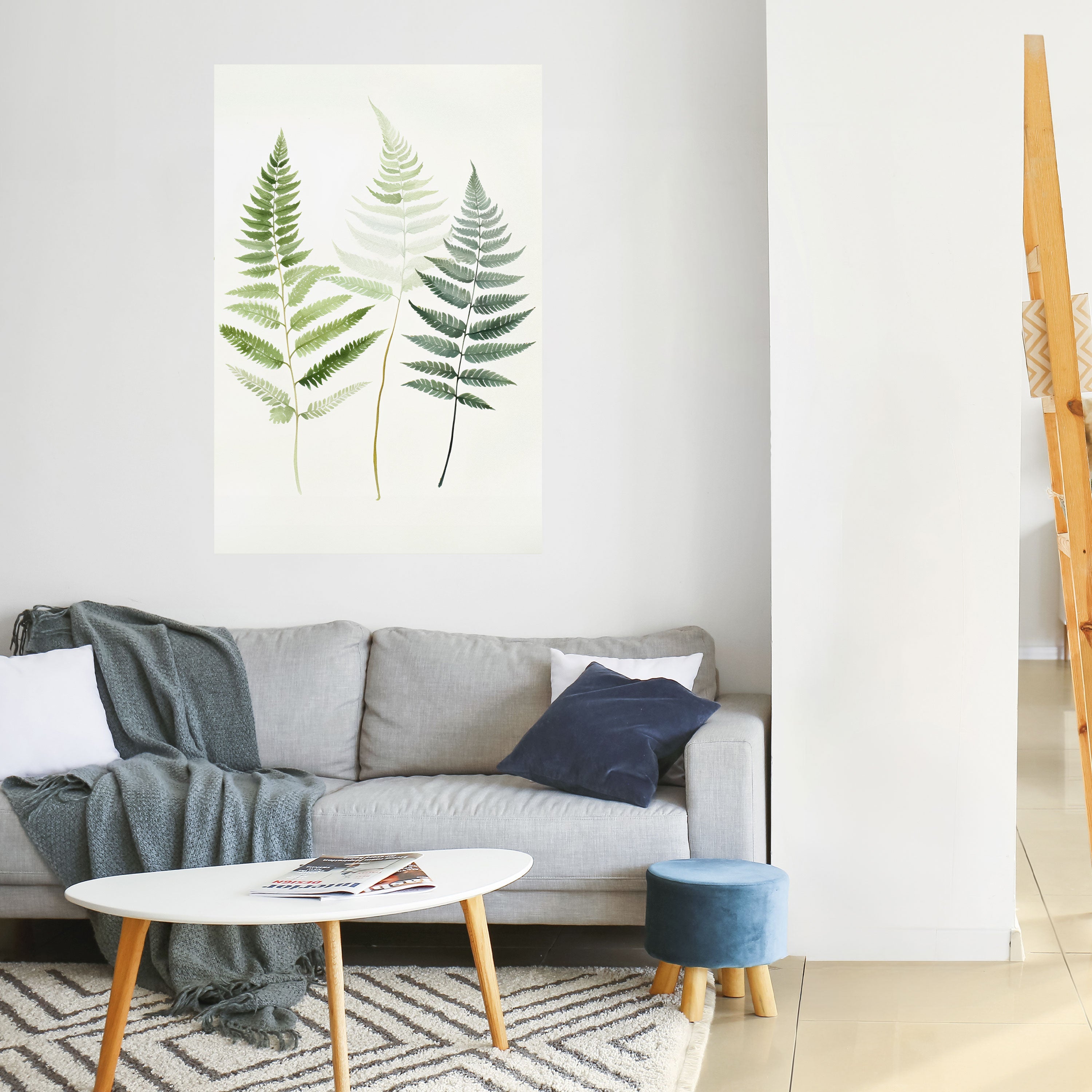 Affiche verticale autocollante FERN MAJESTY