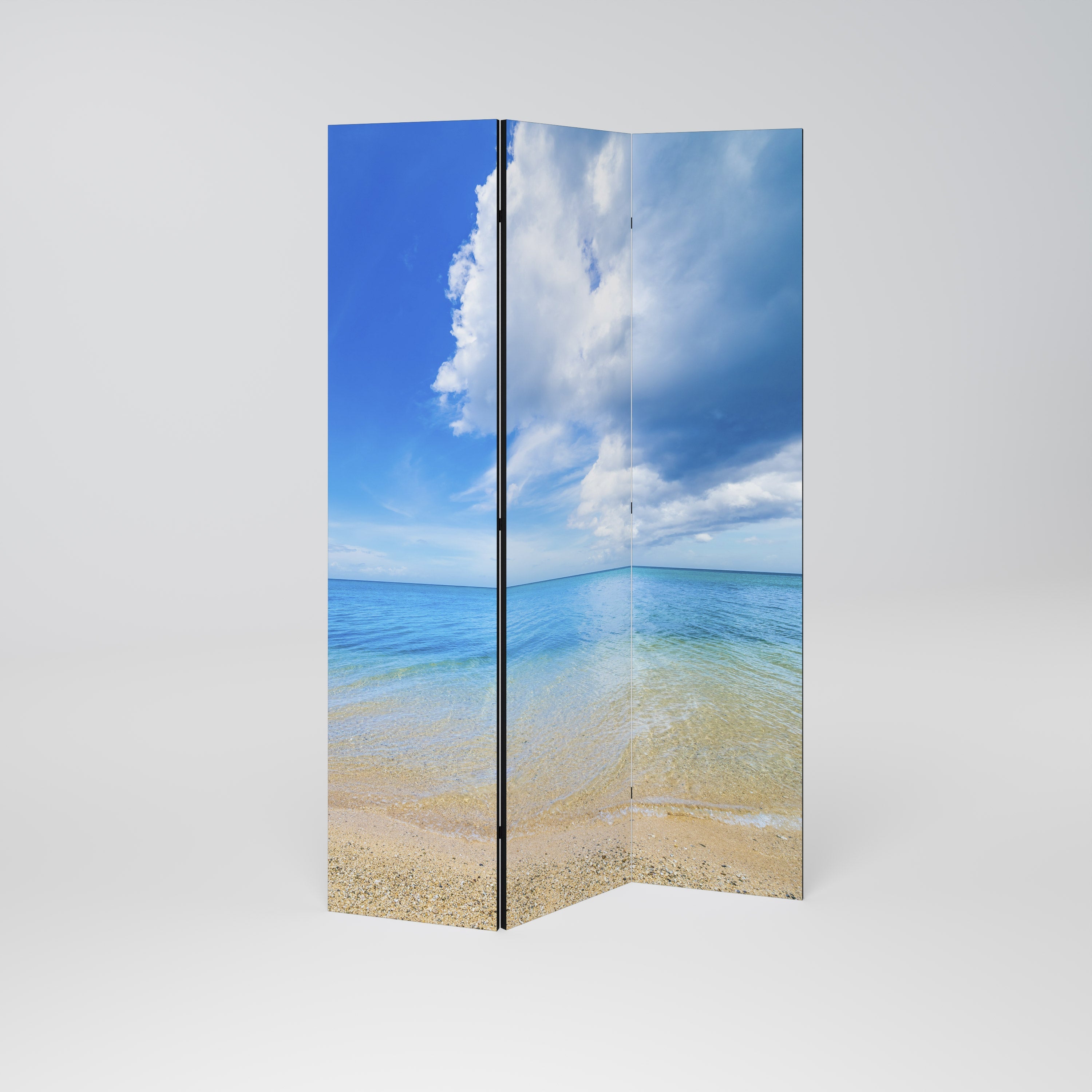 Paravent décoratif à 3 panneaux TIDES OF TIME