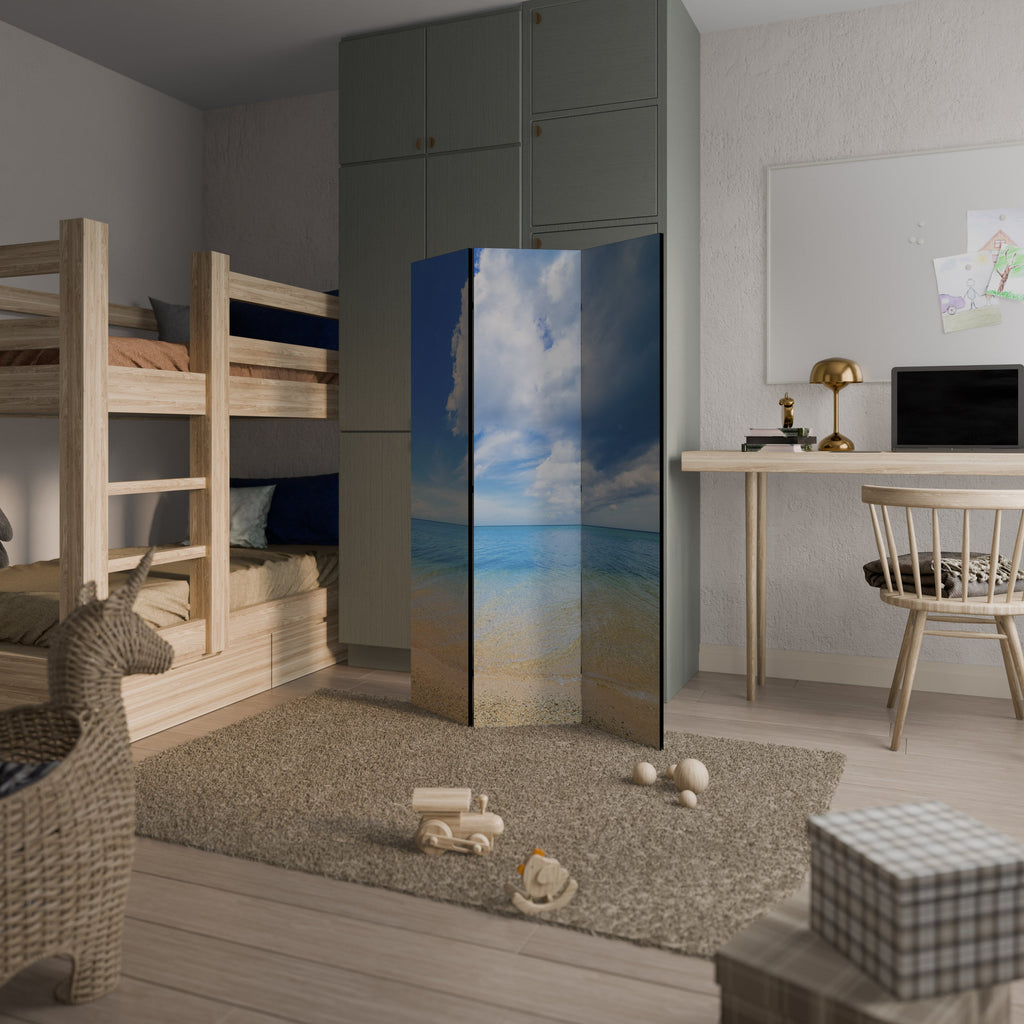 Paravent décoratif à 3 panneaux TIDES OF TIME