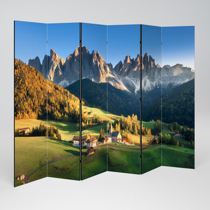 MOUNTAIN DREAMSCAPE 6-Panel Room Divider